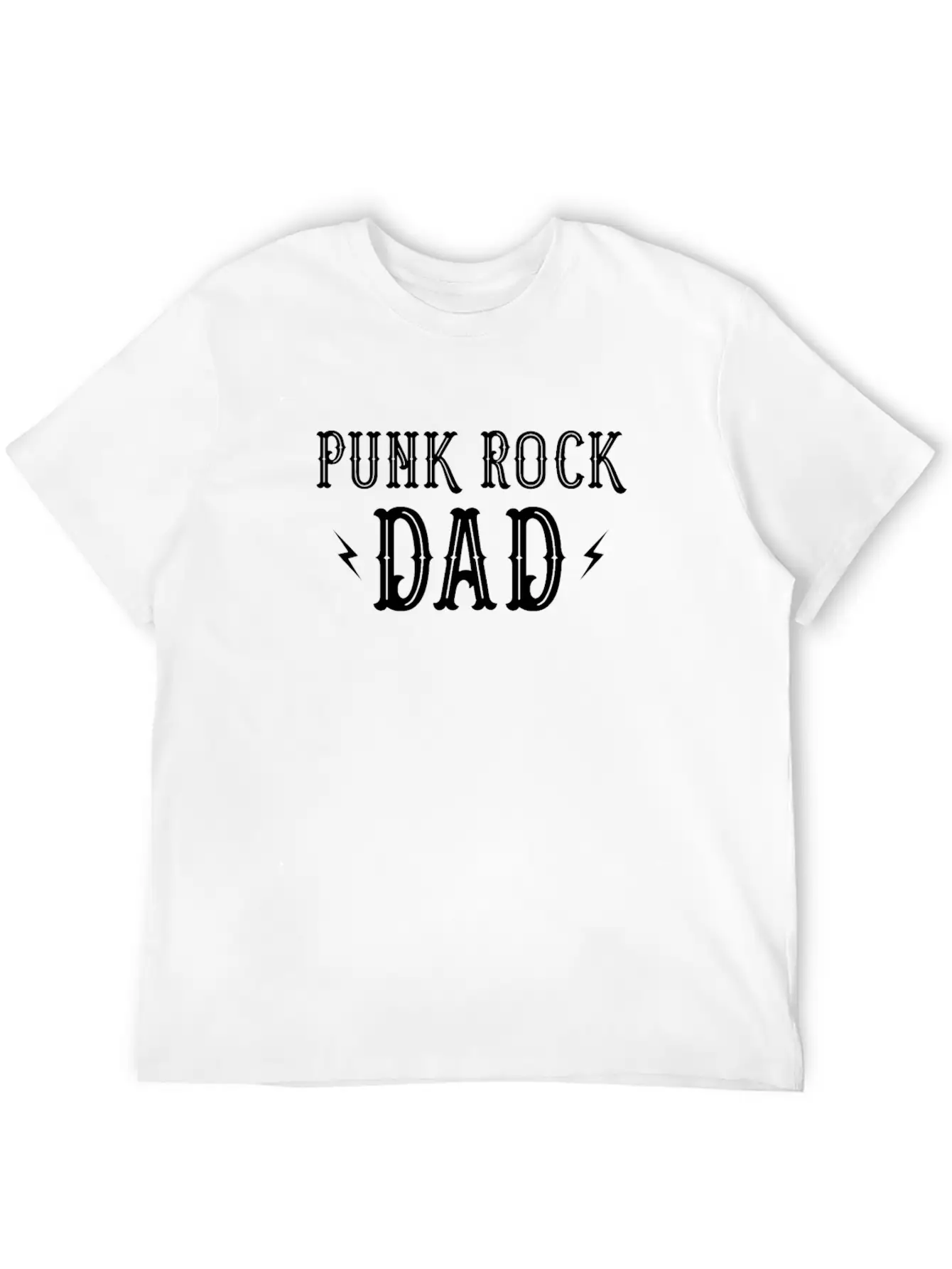 Punk Rock Dad Tattoos Punker Rocker Ska Timeless Short Sleeve Tee – Comfy And Minimalist Design