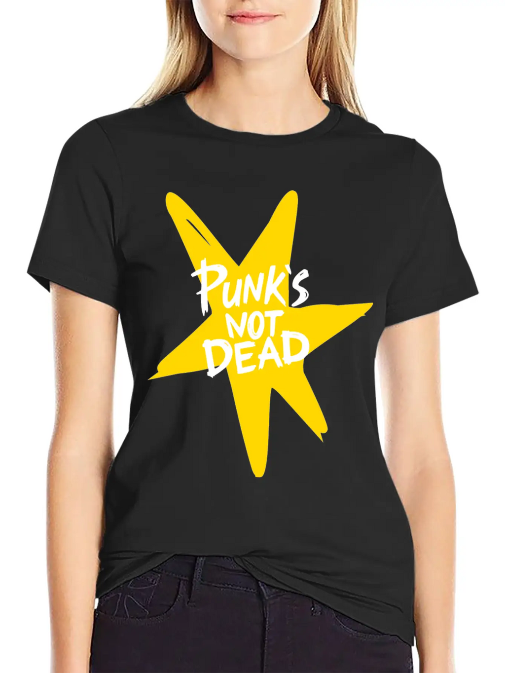 Punk Rock Essential Cotton Tee For Daily Outfits – Unisex Style