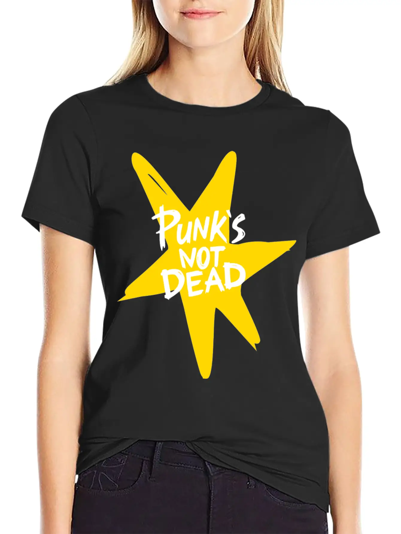 Punk Rock Essential Cotton Tee For Daily Outfits – Unisex Style