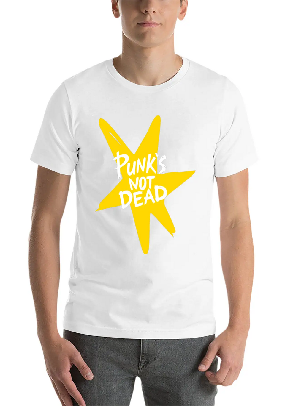 Punk Rock Essential Cotton Tee For Daily Outfits – Unisex Style