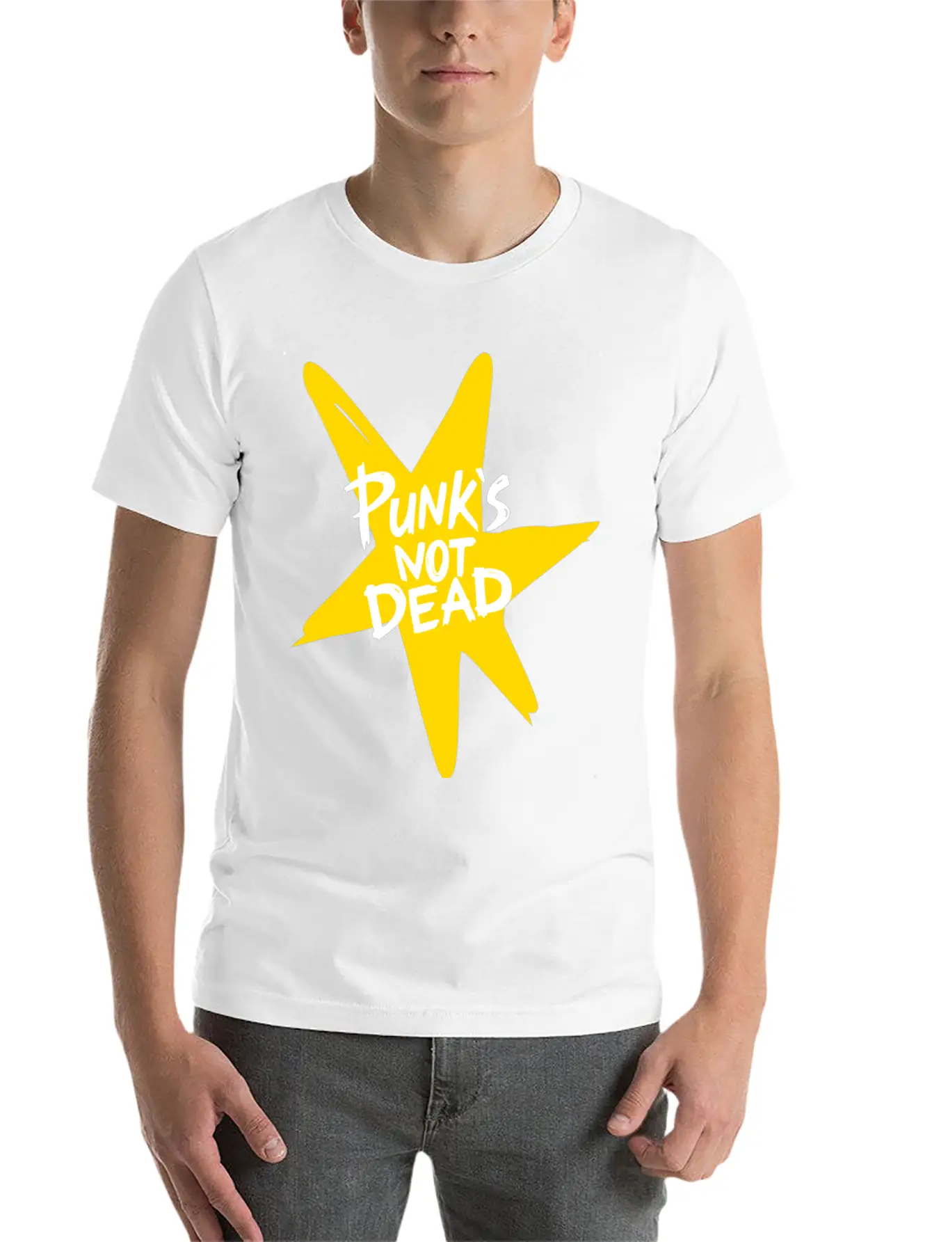 Punk Rock Essential Cotton Tee For Daily Outfits – Unisex Style