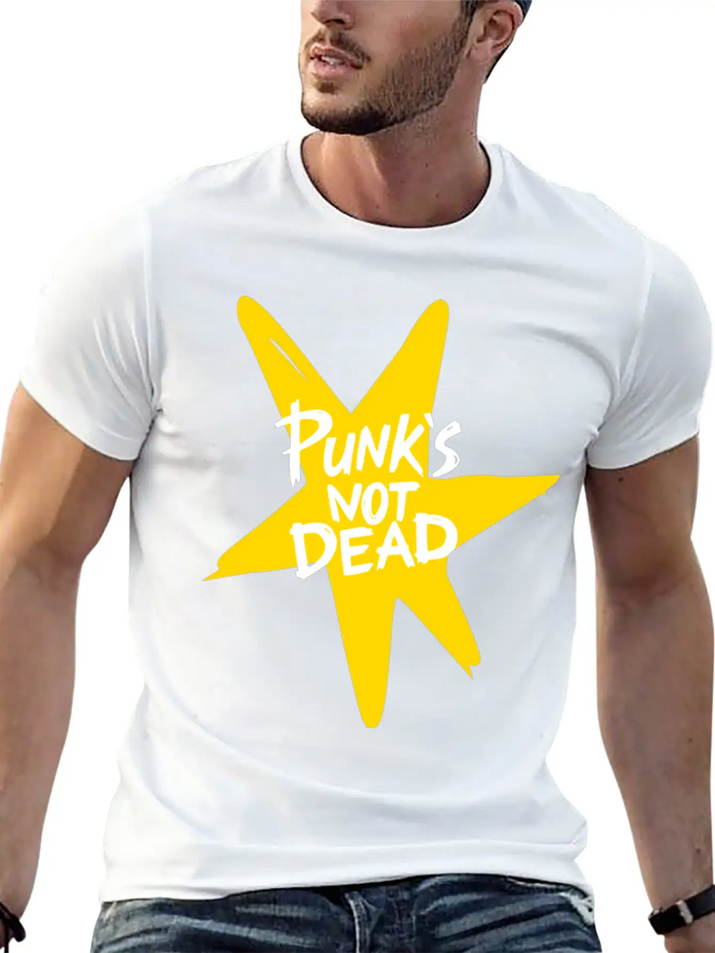 Punk Rock Essential Cotton Tee For Daily Outfits – Unisex Style