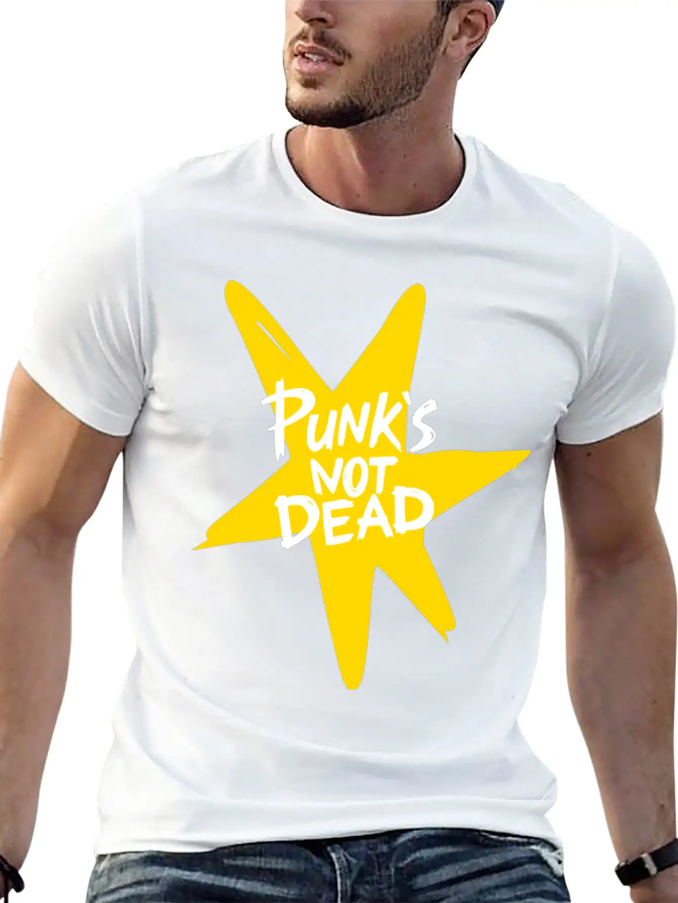 Punk Rock Essential Cotton Tee For Daily Outfits – Unisex Style
