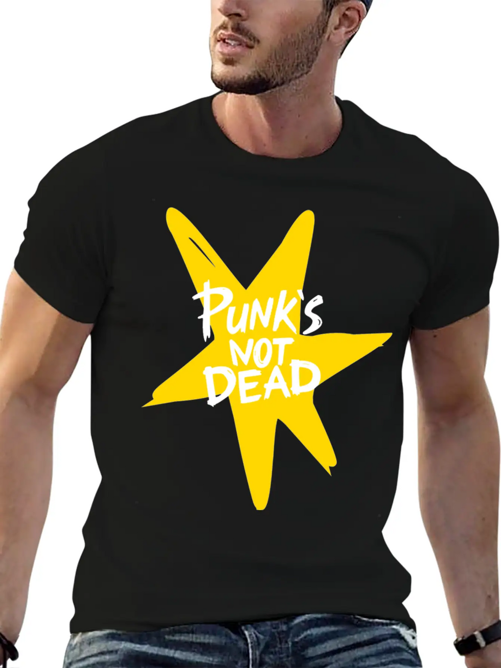 Punk Rock Essential Cotton Tee For Daily Outfits – Unisex Style