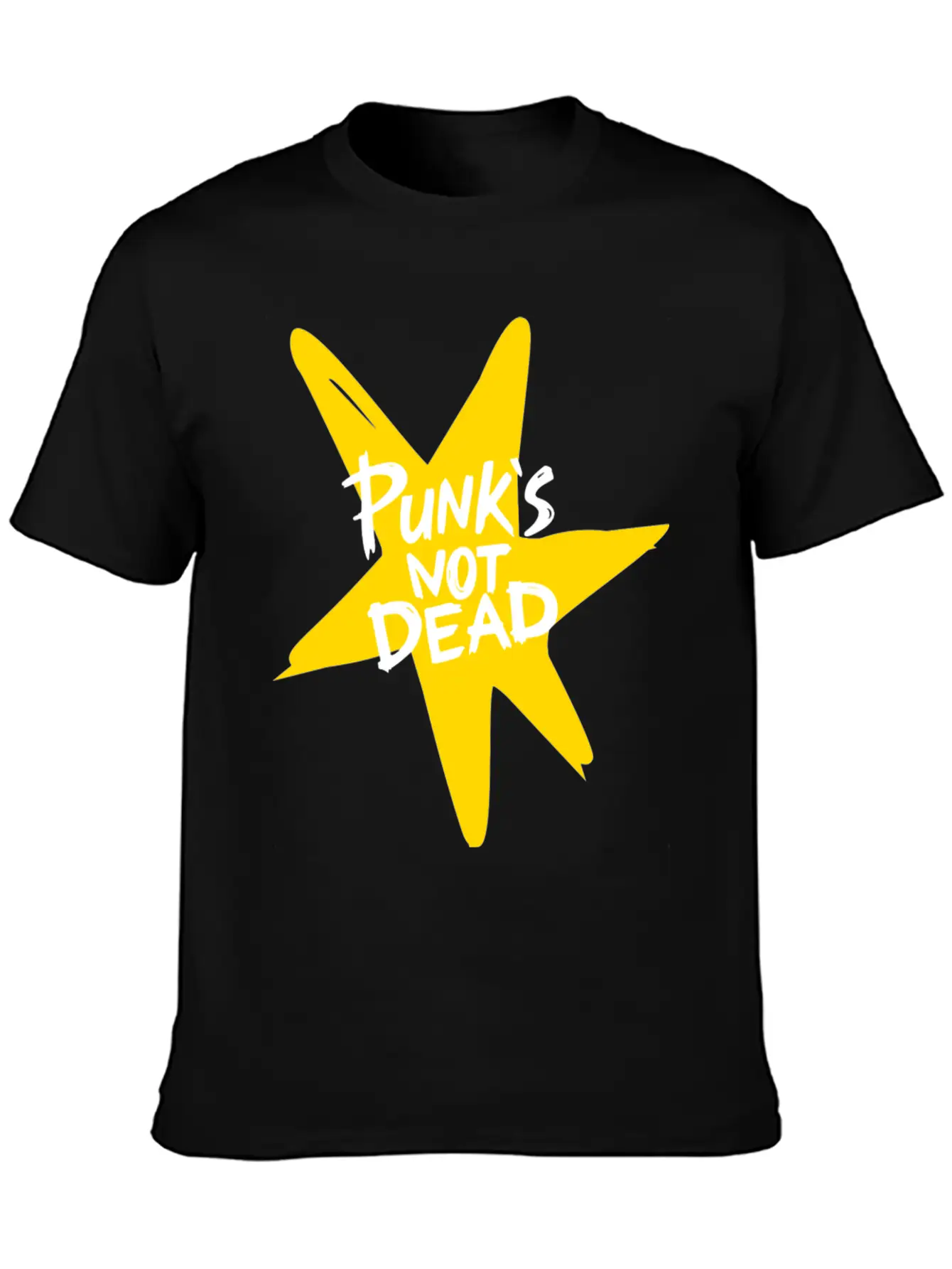 Punk Rock Essential Cotton Tee For Daily Outfits – Unisex Style
