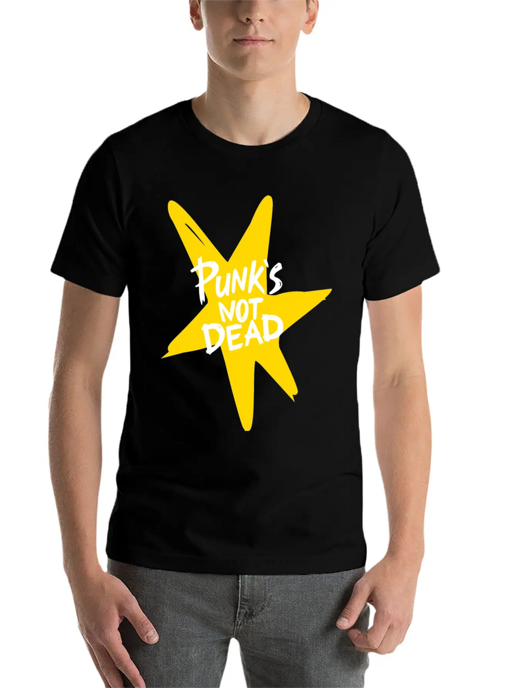 Punk Rock Essential Cotton Tee For Daily Outfits – Unisex Style