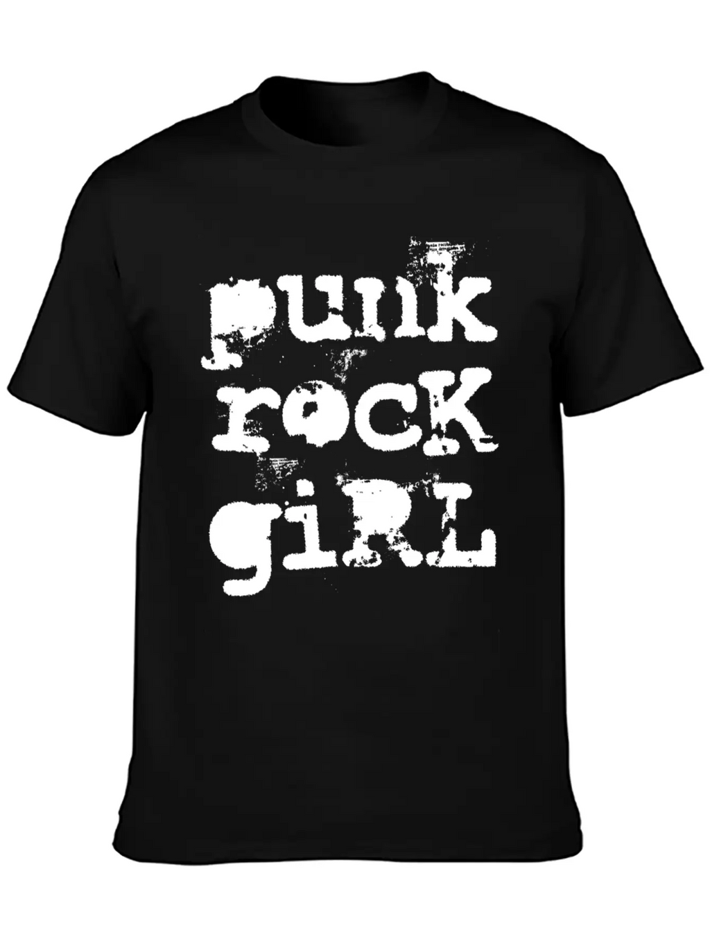 Punk Rock Girl Breathable Soft Cotton T-Shirt – Timeless Casual Look
