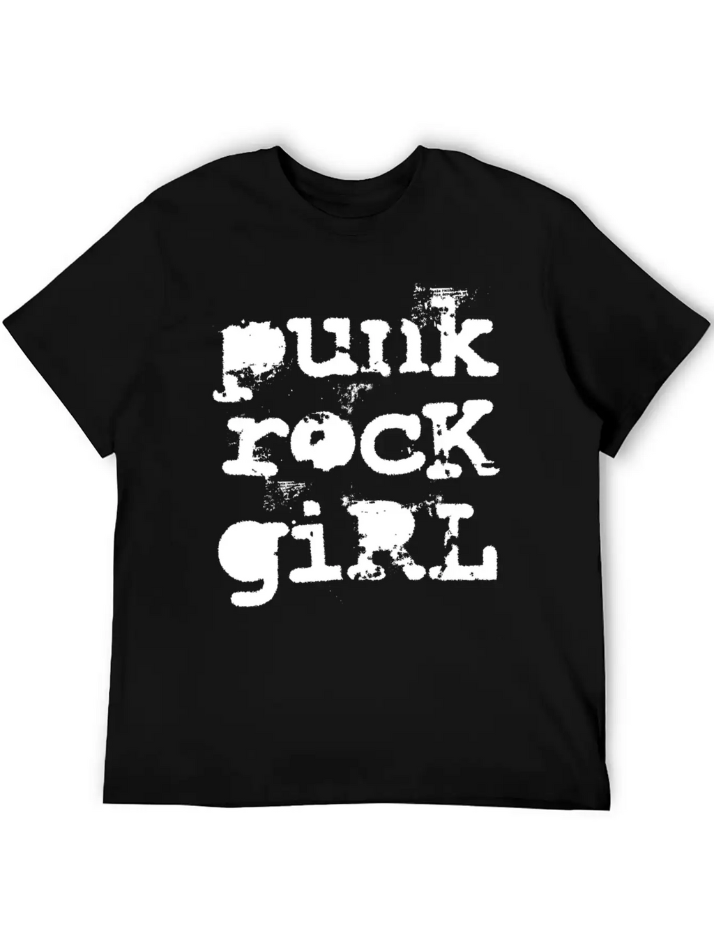 Punk Rock Girl Breathable Soft Cotton T-Shirt – Timeless Casual Look