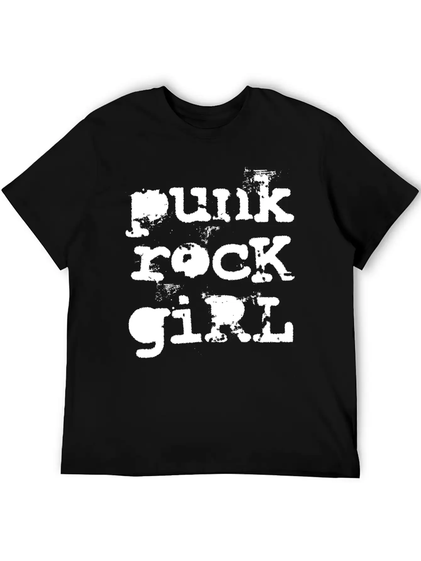 Punk Rock Girl Breathable Soft Cotton T-Shirt – Timeless Casual Look