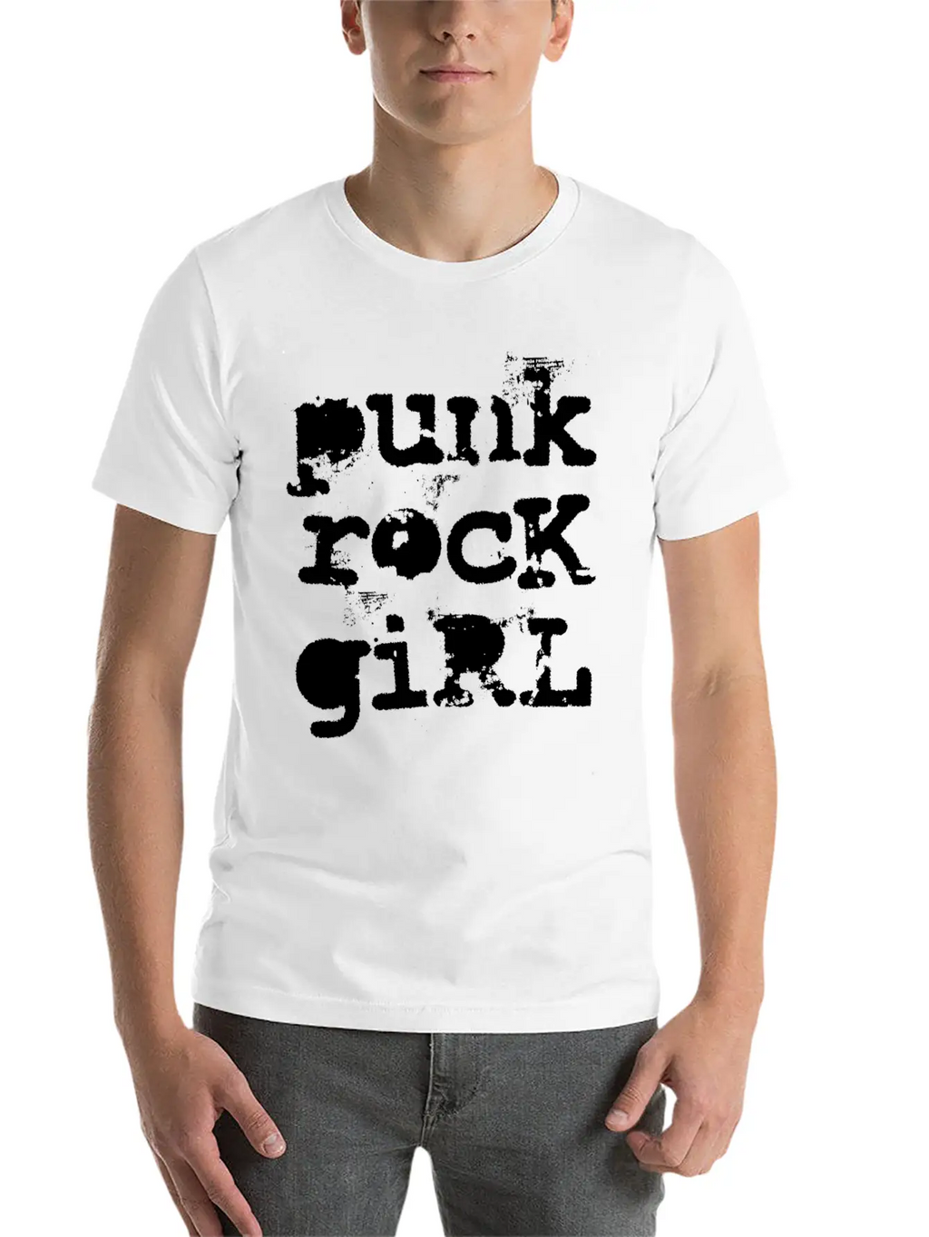 Punk Rock Girl Breathable Soft Cotton T-Shirt – Timeless Casual Look