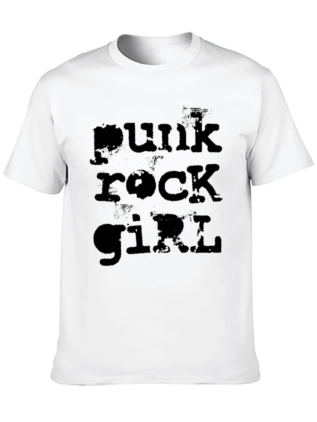 Punk Rock Girl Breathable Soft Cotton T-Shirt – Timeless Casual Look