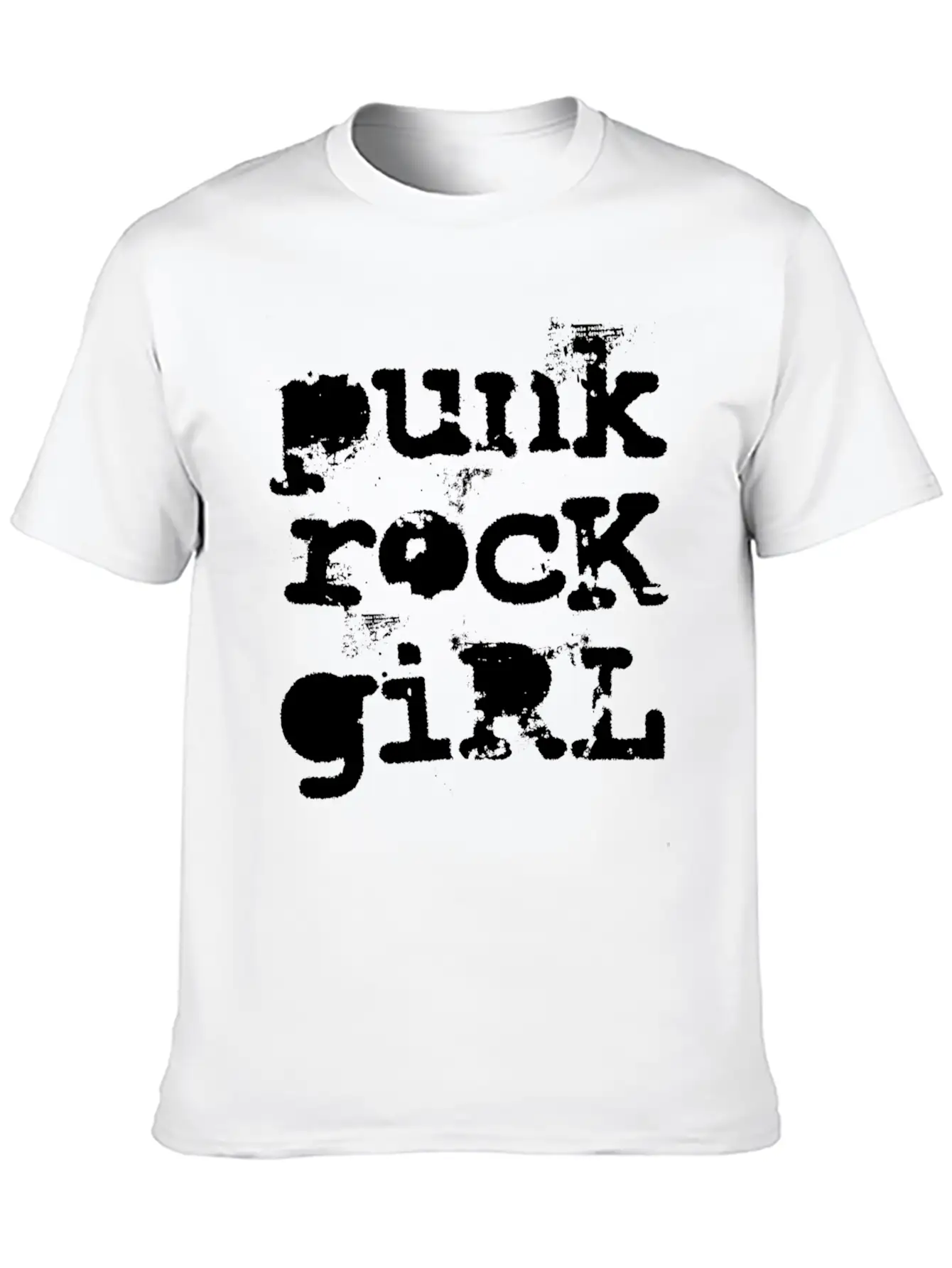 Punk Rock Girl Breathable Soft Cotton T-Shirt – Timeless Casual Look