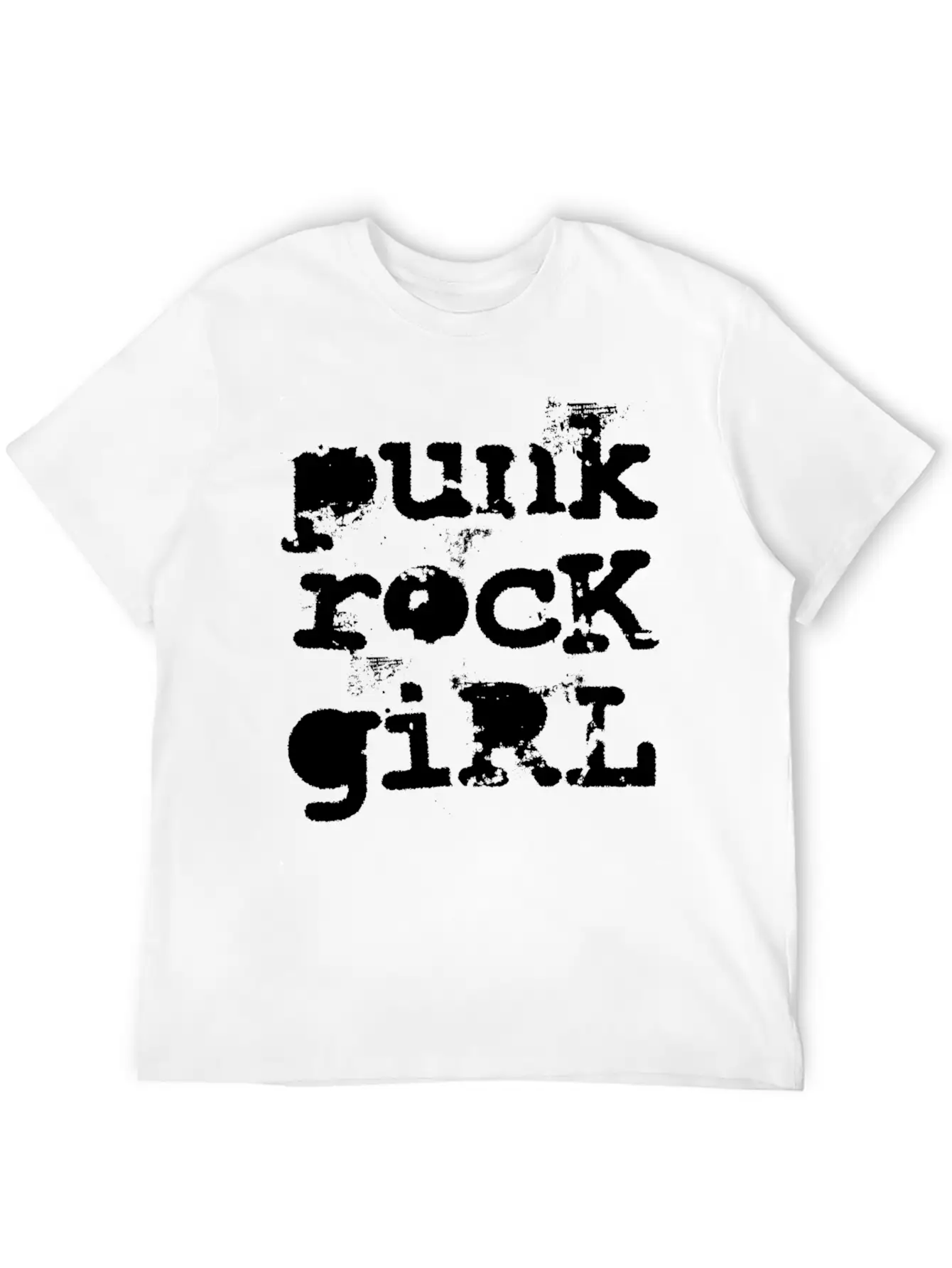 Punk Rock Girl Breathable Soft Cotton T-Shirt – Timeless Casual Look