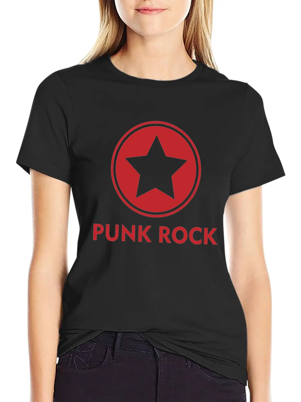 Punk Rock Shirt Star Punk Anarchy Classic Cotton Tee – Unisex Comfort For Any Season