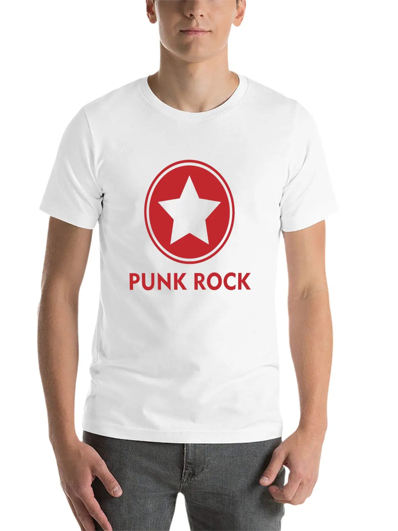 Punk Rock Shirt Star Punk Anarchy Classic Cotton Tee – Unisex Comfort For Any Season