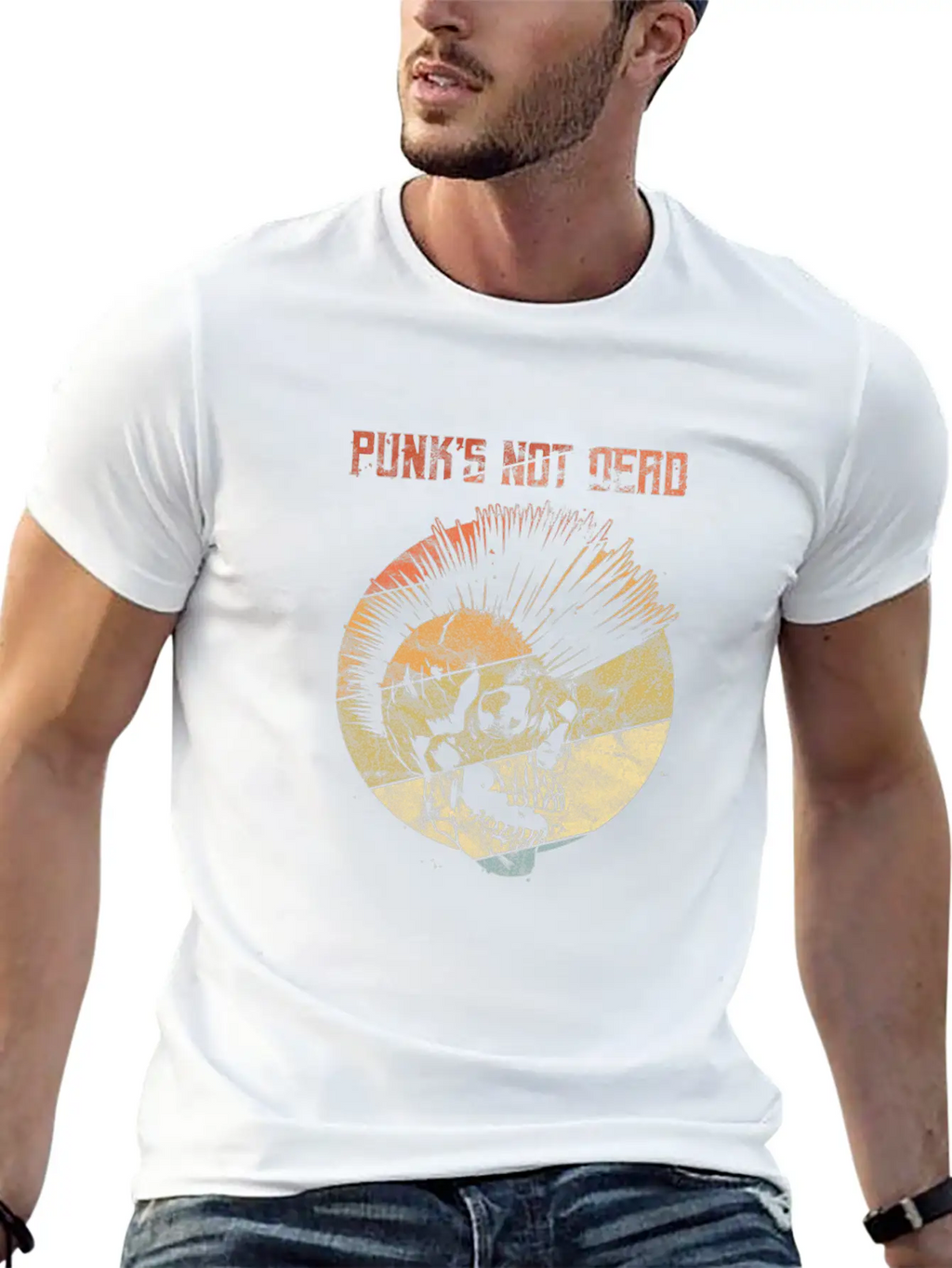 Punk's Not Dead Punk Rock Punker Stylish Everyday T-Shirt – Unisex Basic Cotton Tee
