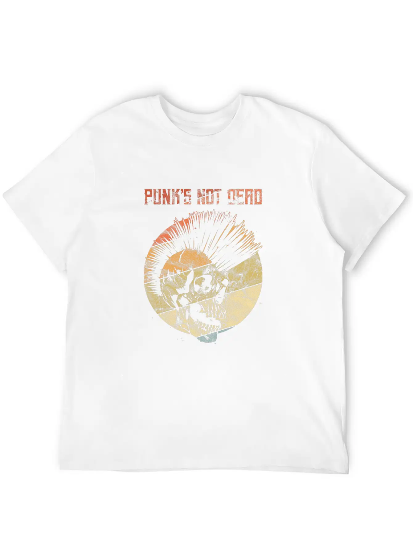 Punk's Not Dead Punk Rock Punker Stylish Everyday T-Shirt – Unisex Basic Cotton Tee