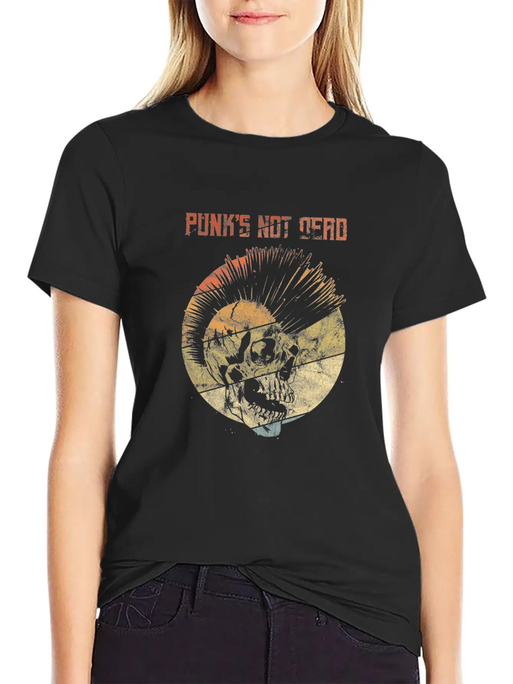 Punk's Not Dead Punk Rock Punker Stylish Everyday T-Shirt – Unisex Basic Cotton Tee
