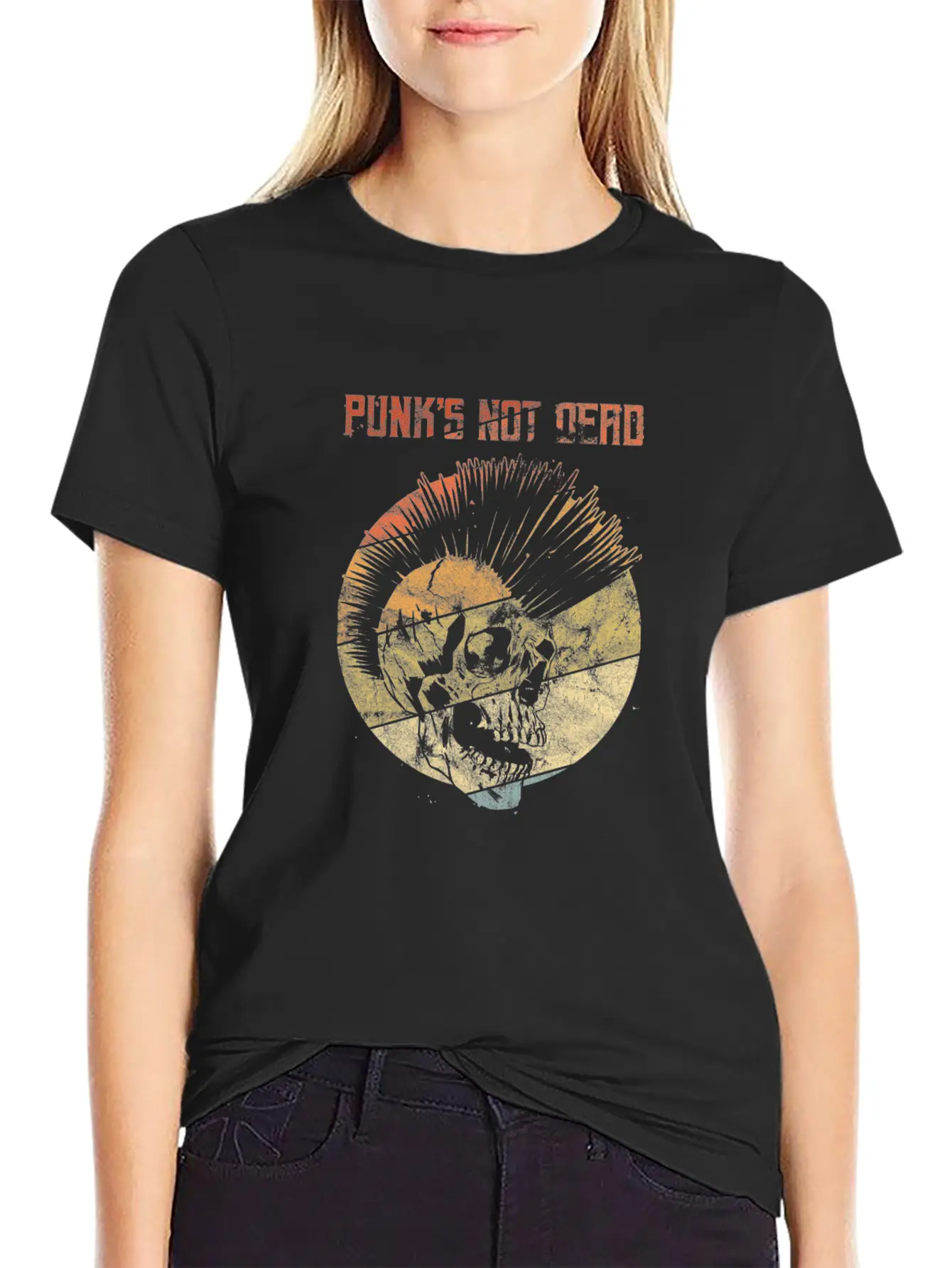 Punk's Not Dead Punk Rock Punker Stylish Everyday T-Shirt – Unisex Basic Cotton Tee