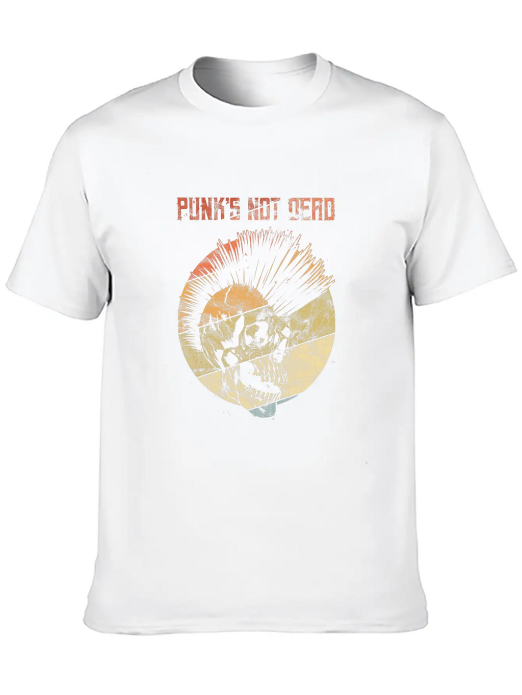 Punk's Not Dead Punk Rock Punker Stylish Everyday T-Shirt – Unisex Basic Cotton Tee
