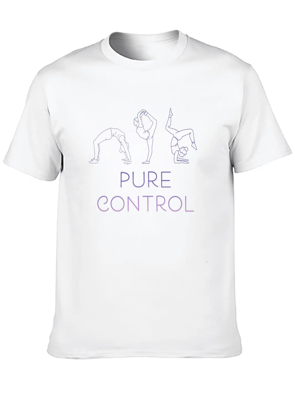 Pure Control Yoga Fitness For Meditation Training Breathable Graphic T-Shirt – Perfect For Casual Days
