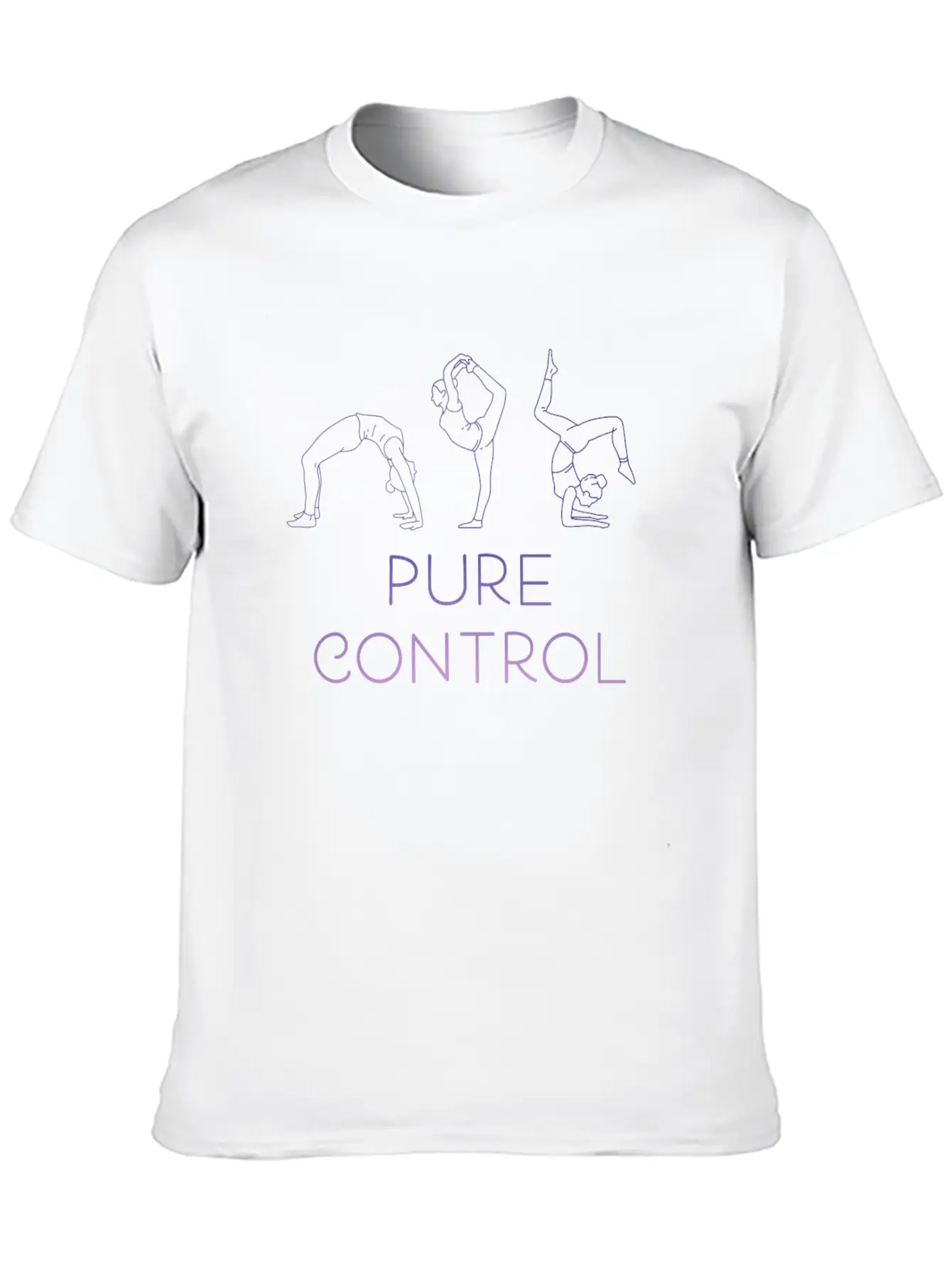 Pure Control Yoga Fitness For Meditation Training Breathable Graphic T-Shirt – Perfect For Casual Days