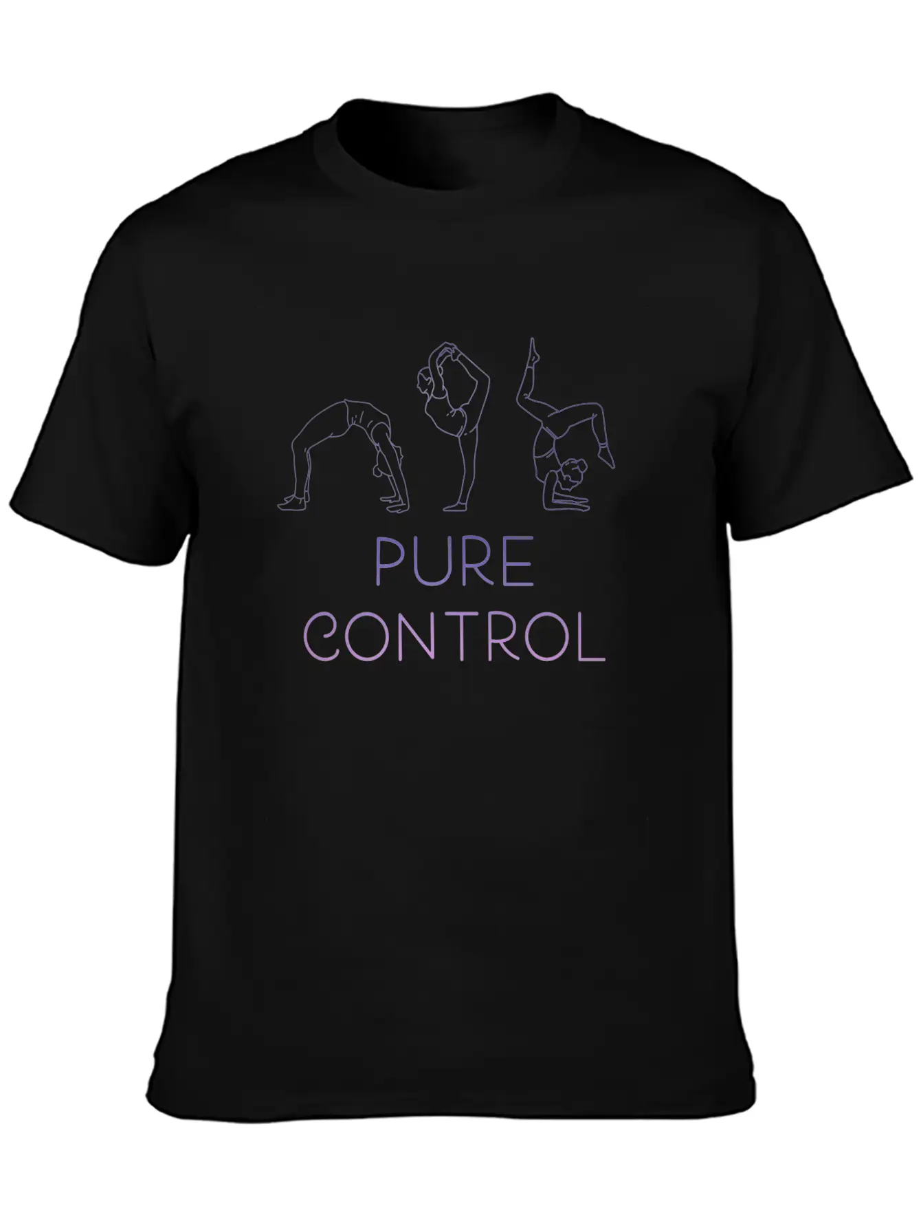 Pure Control Yoga Fitness For Meditation Training Breathable Graphic T-Shirt – Perfect For Casual Days