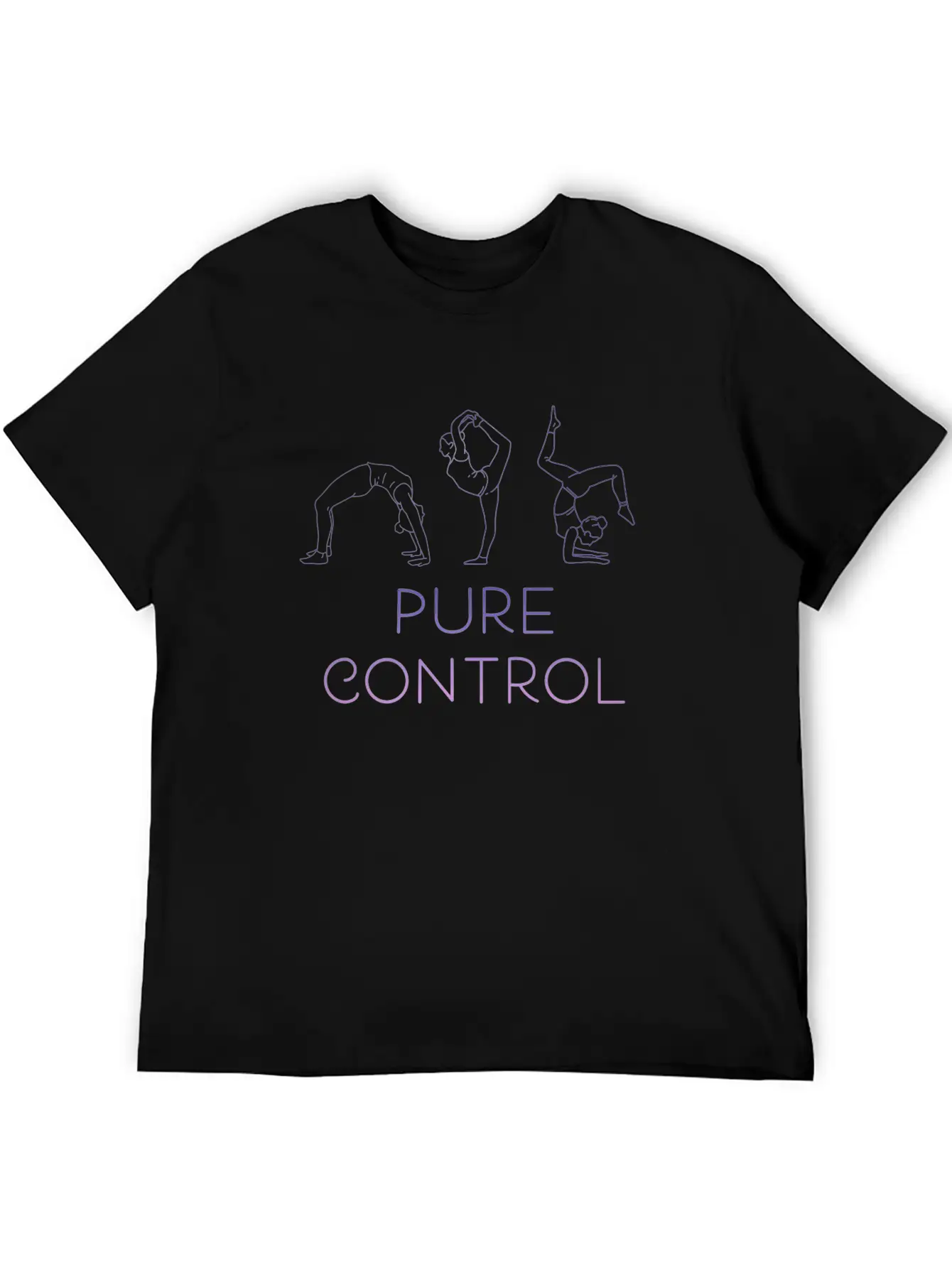 Pure Control Yoga Fitness For Meditation Training Breathable Graphic T-Shirt – Perfect For Casual Days