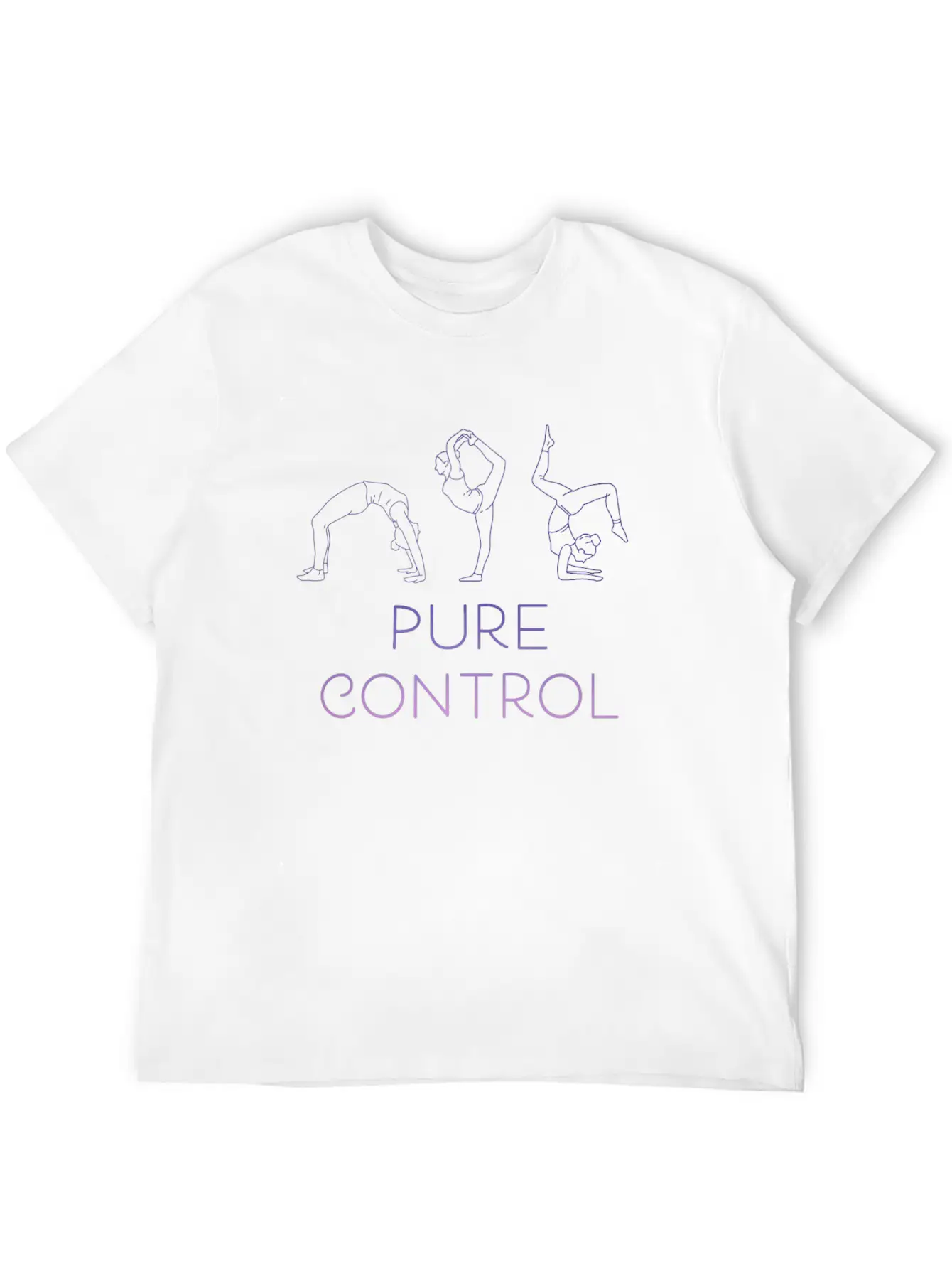 Pure Control Yoga Fitness For Meditation Training Breathable Graphic T-Shirt – Perfect For Casual Days