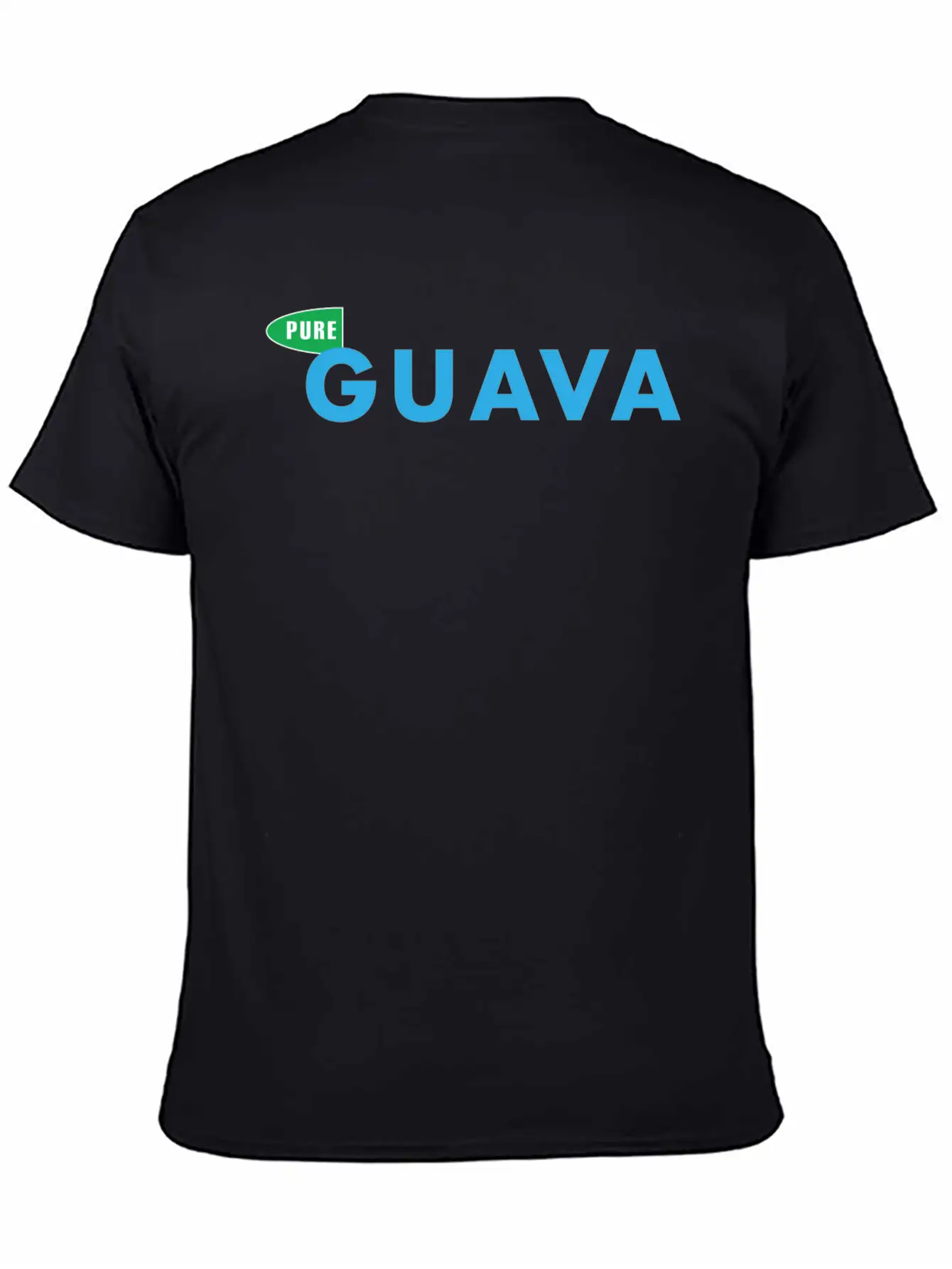 Pure Guava CD Logo Basic Graphic T-Shirt – Daily Comfort In Soft Cotton