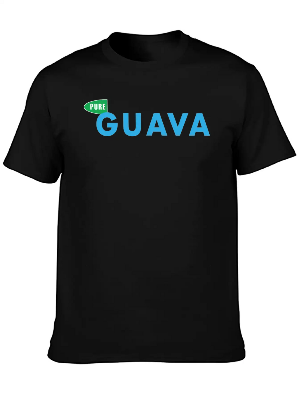 Pure Guava CD Logo Basic Graphic T-Shirt – Daily Comfort In Soft Cotton