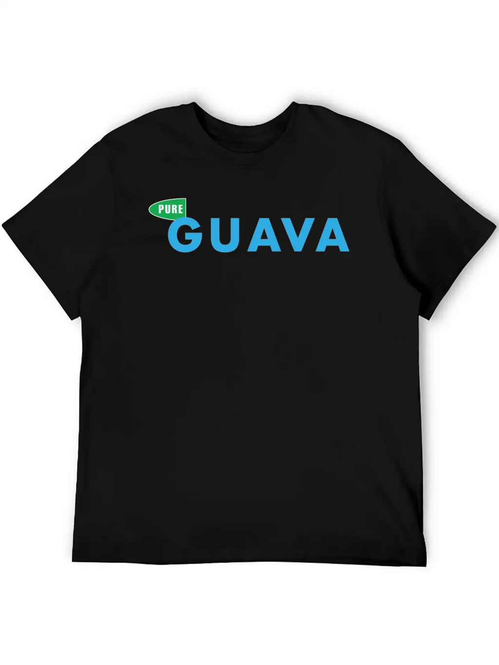 Pure Guava CD Logo Basic Graphic T-Shirt – Daily Comfort In Soft Cotton