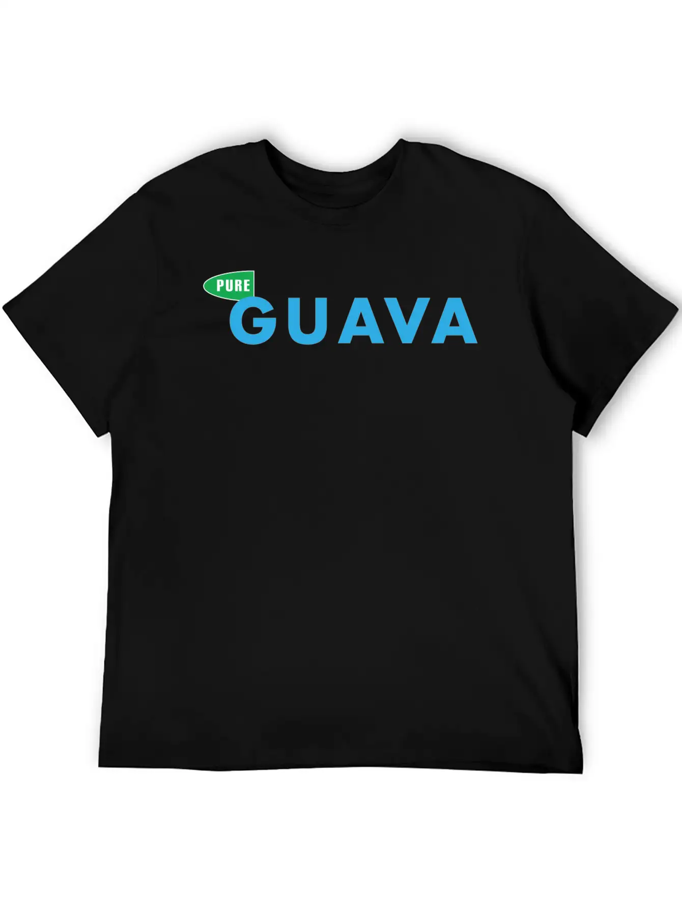 Pure Guava CD Logo Basic Graphic T-Shirt – Daily Comfort In Soft Cotton