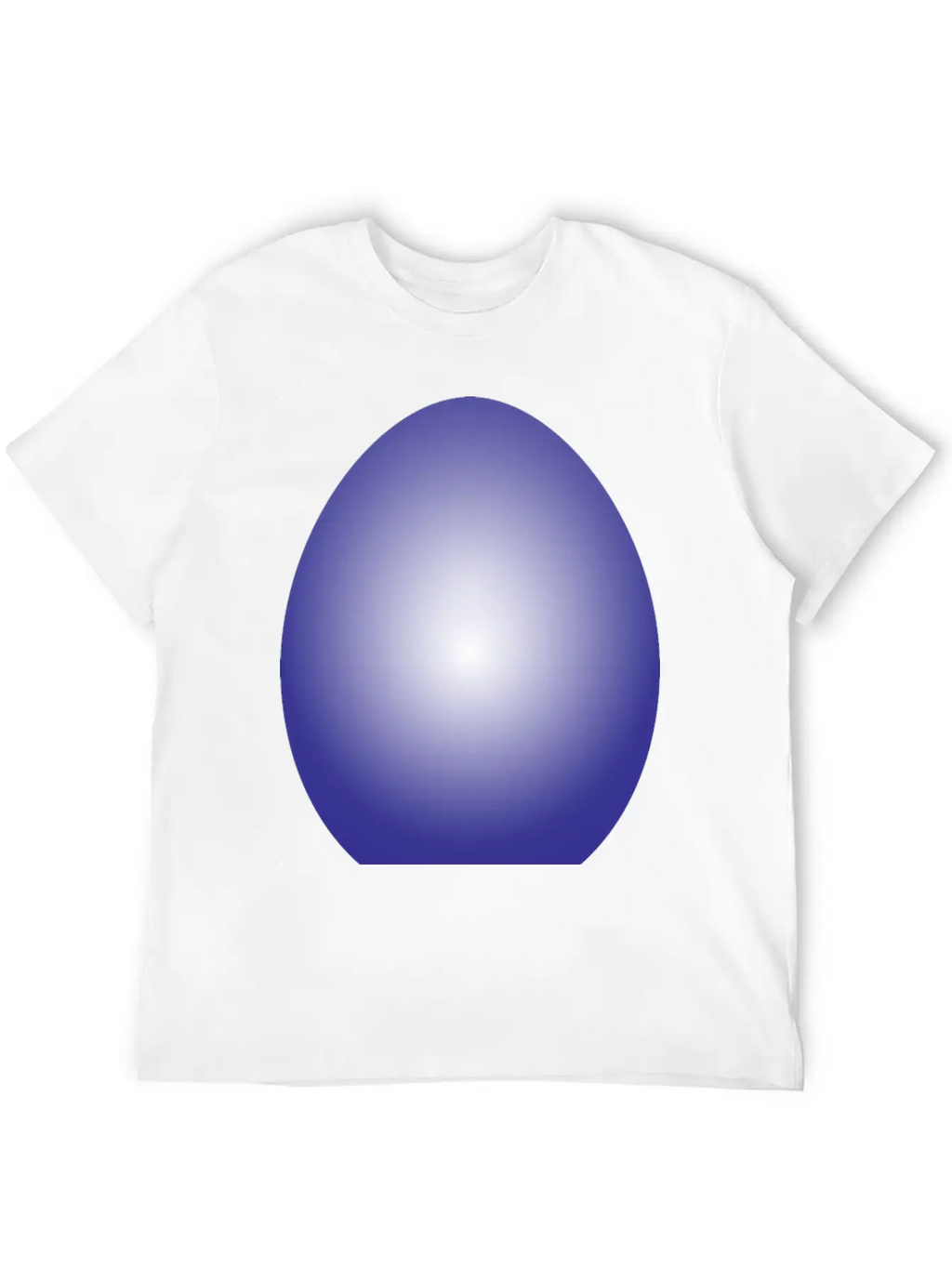Purple Easter Egg Breathable Soft Cotton T-Shirt – Timeless Casual Look
