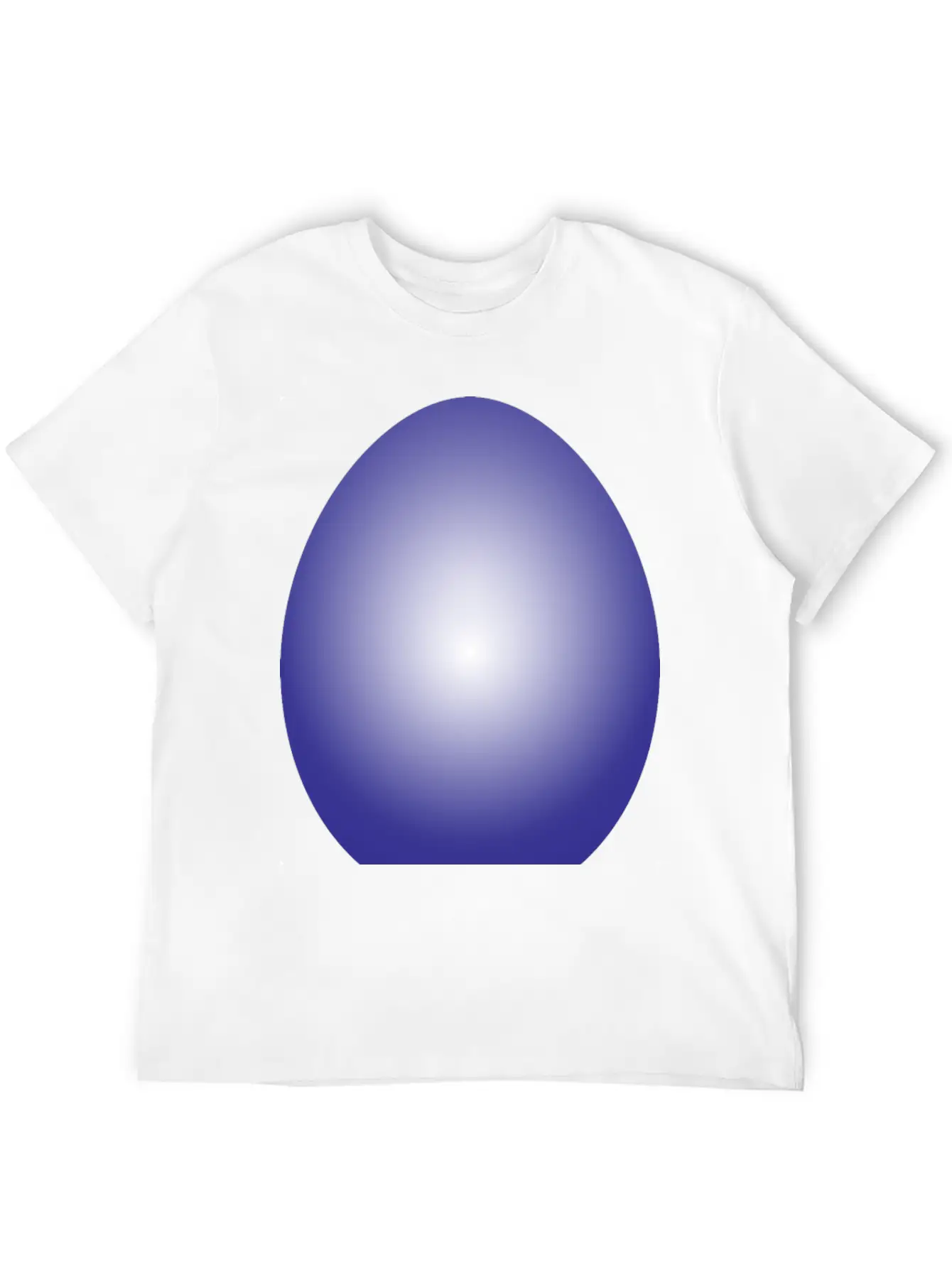 Purple Easter Egg Breathable Soft Cotton T-Shirt – Timeless Casual Look