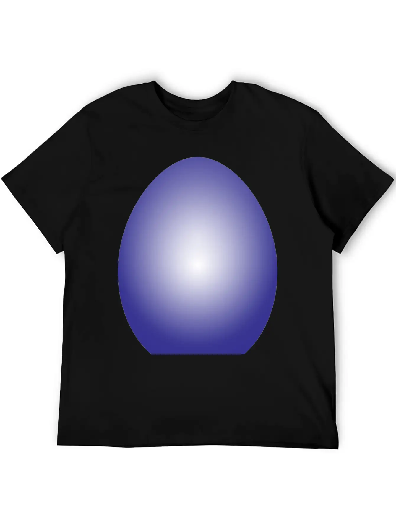 Purple Easter Egg Breathable Soft Cotton T-Shirt – Timeless Casual Look