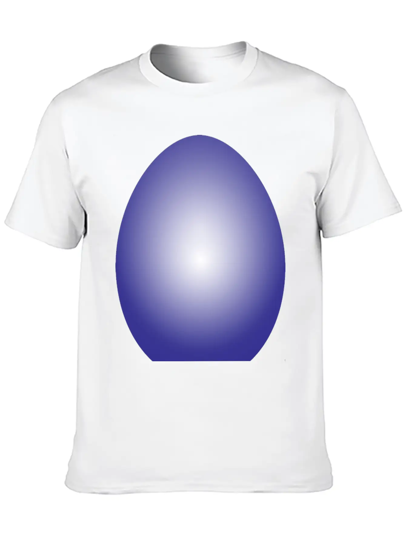 Purple Easter Egg Breathable Soft Cotton T-Shirt – Timeless Casual Look