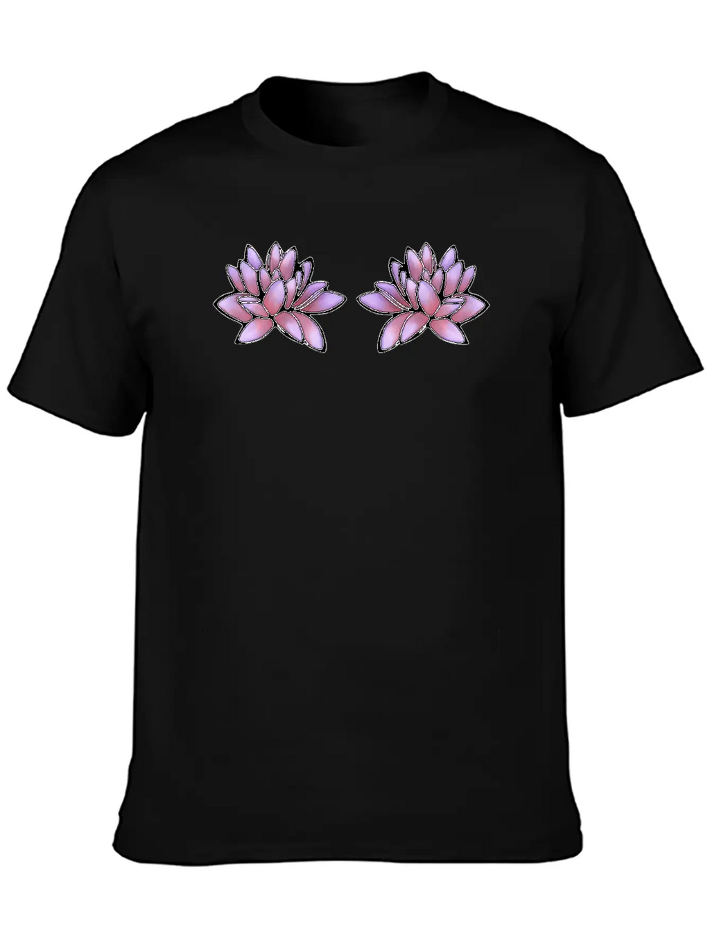 Purple Lily Classic Cotton Tee – Unisex Comfort For Any Season