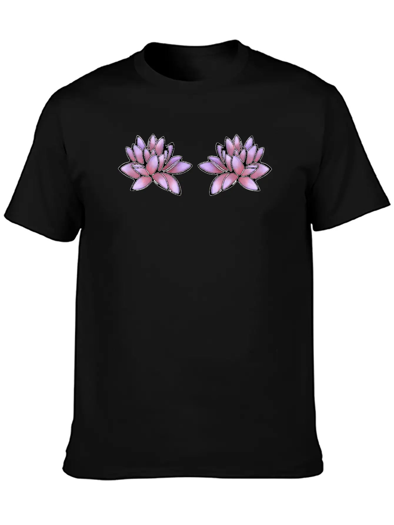 Purple Lily Classic Cotton Tee – Unisex Comfort For Any Season