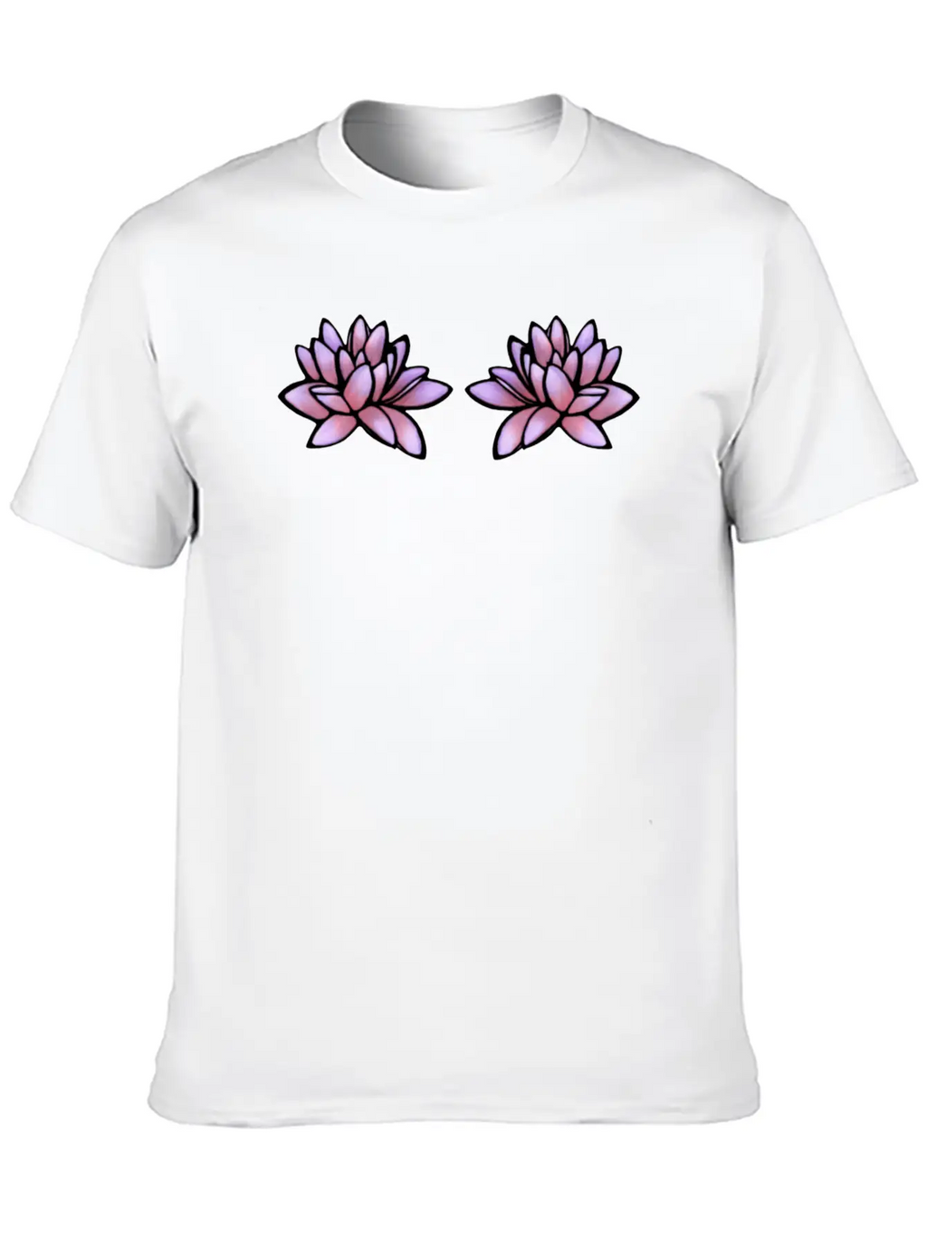 Purple Lily Classic Cotton Tee – Unisex Comfort For Any Season