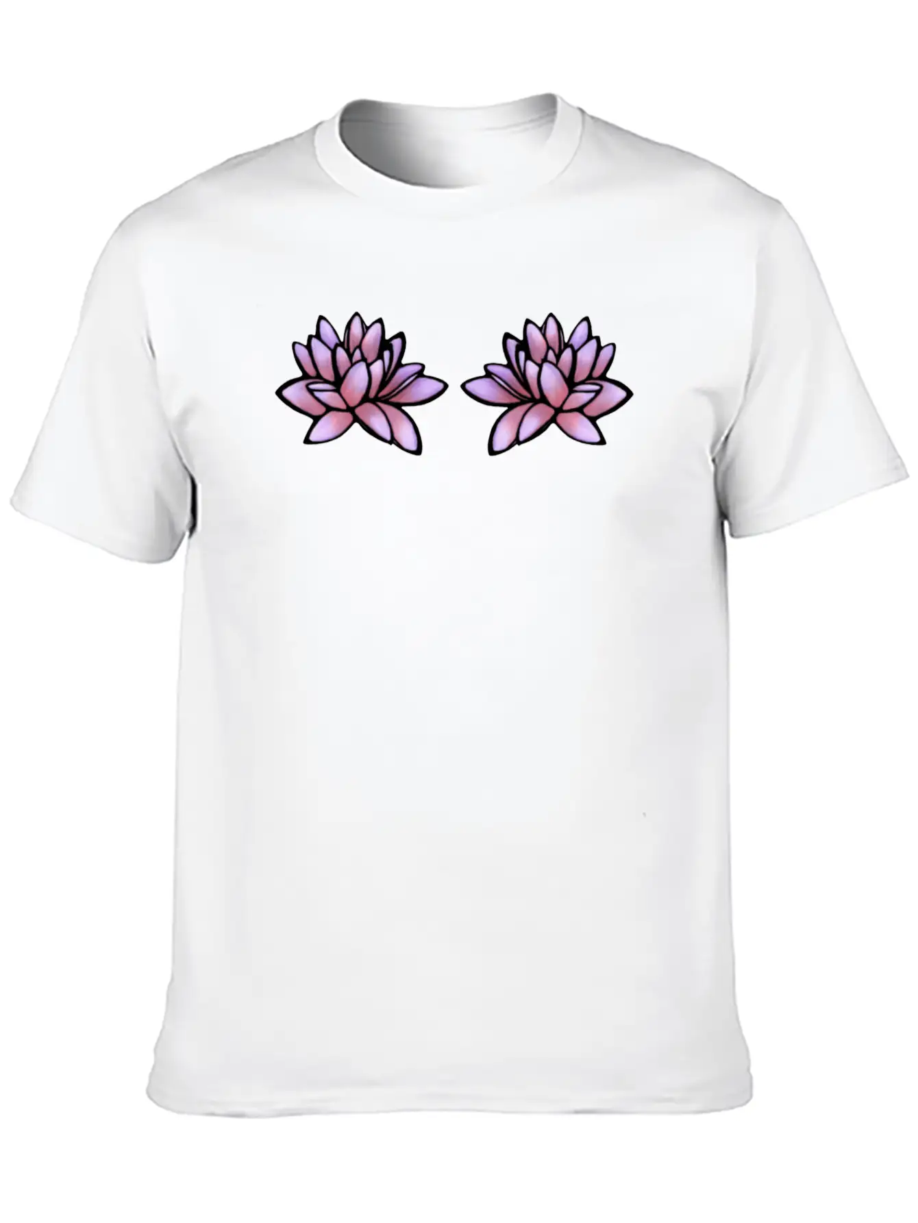 Purple Lily Classic Cotton Tee – Unisex Comfort For Any Season
