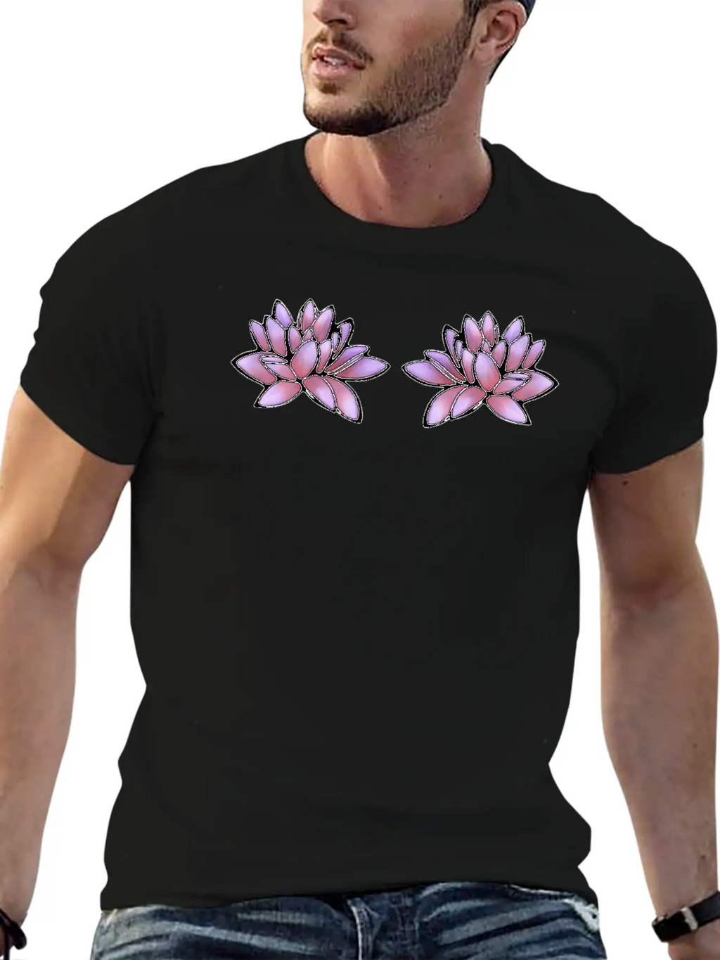 Purple Lily Classic Cotton Tee – Unisex Comfort For Any Season