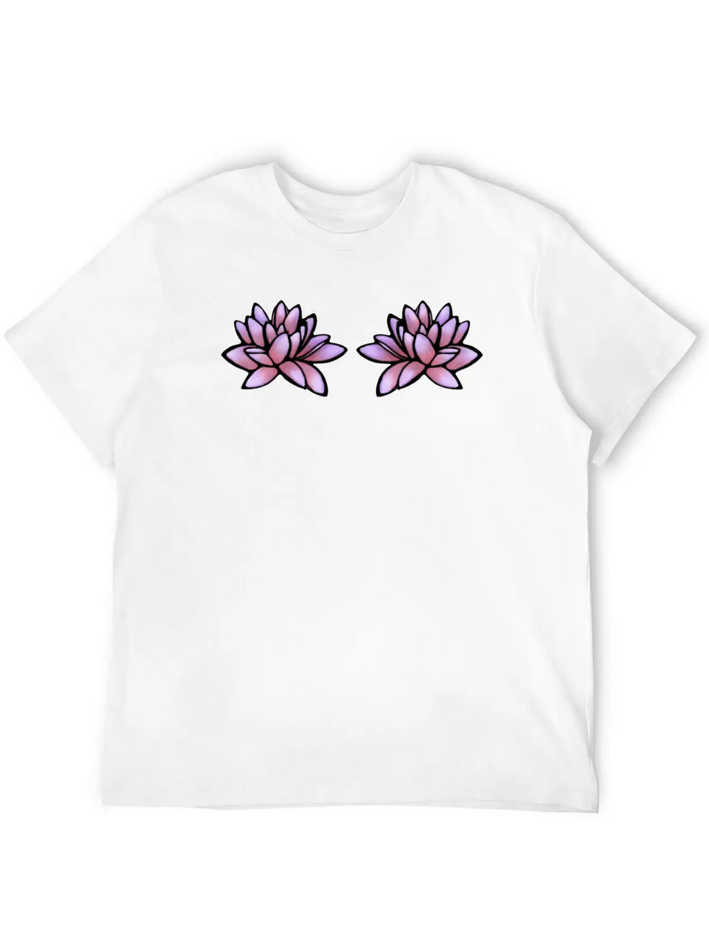Purple Lily Classic Cotton Tee – Unisex Comfort For Any Season