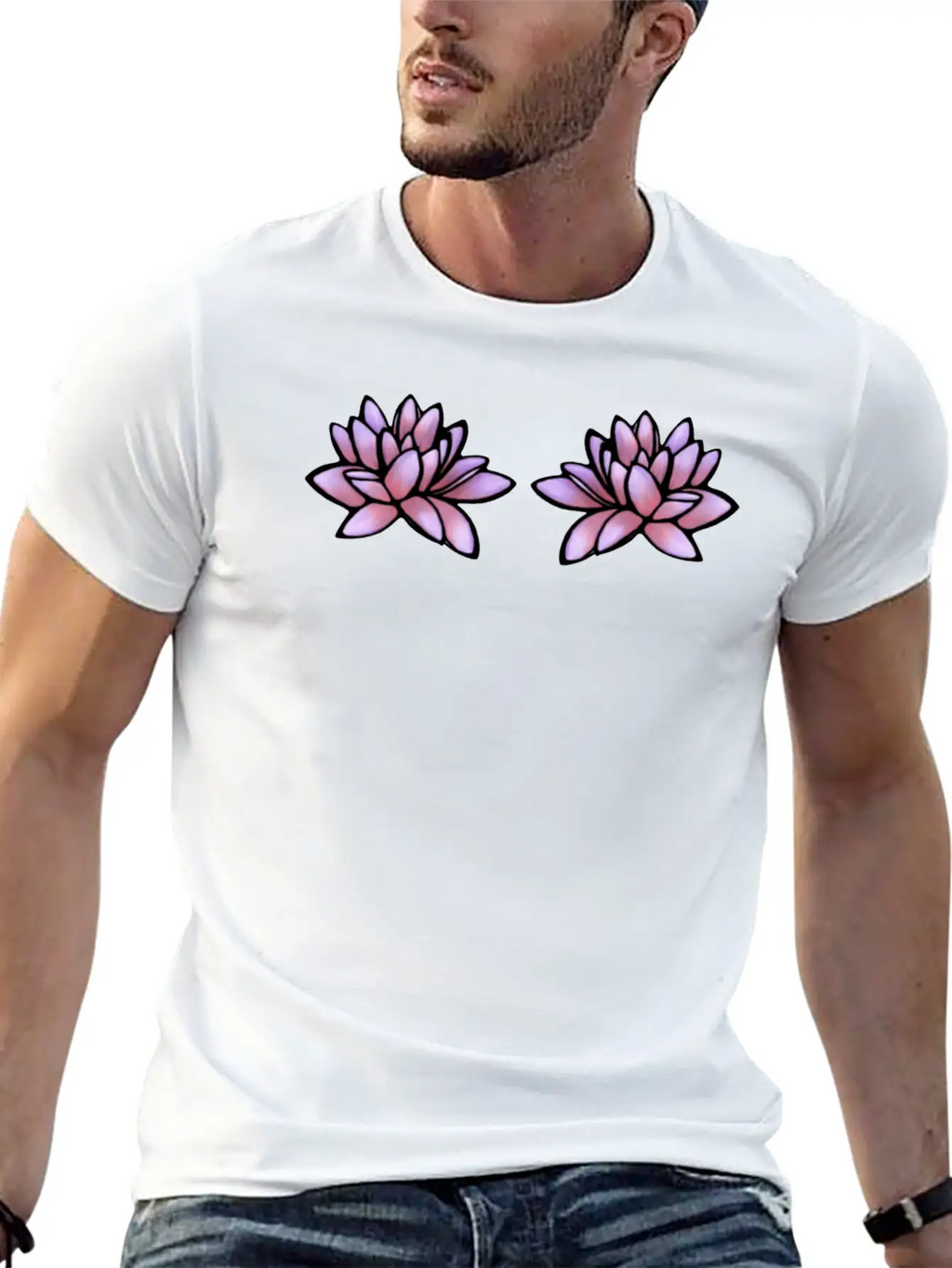 Purple Lily Classic Cotton Tee – Unisex Comfort For Any Season