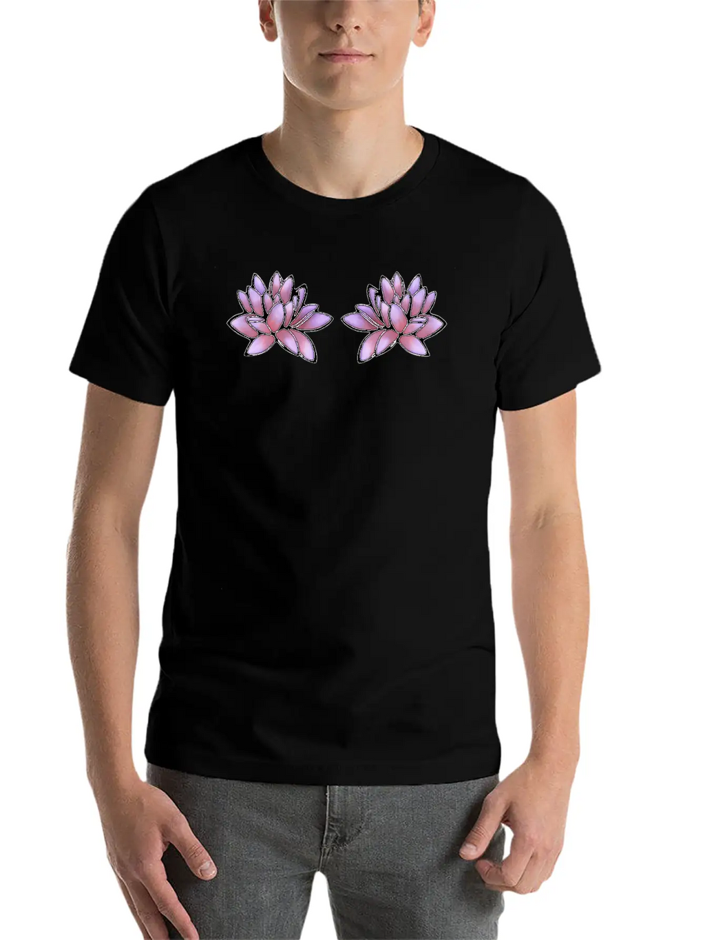 Purple Lily Classic Cotton Tee – Unisex Comfort For Any Season