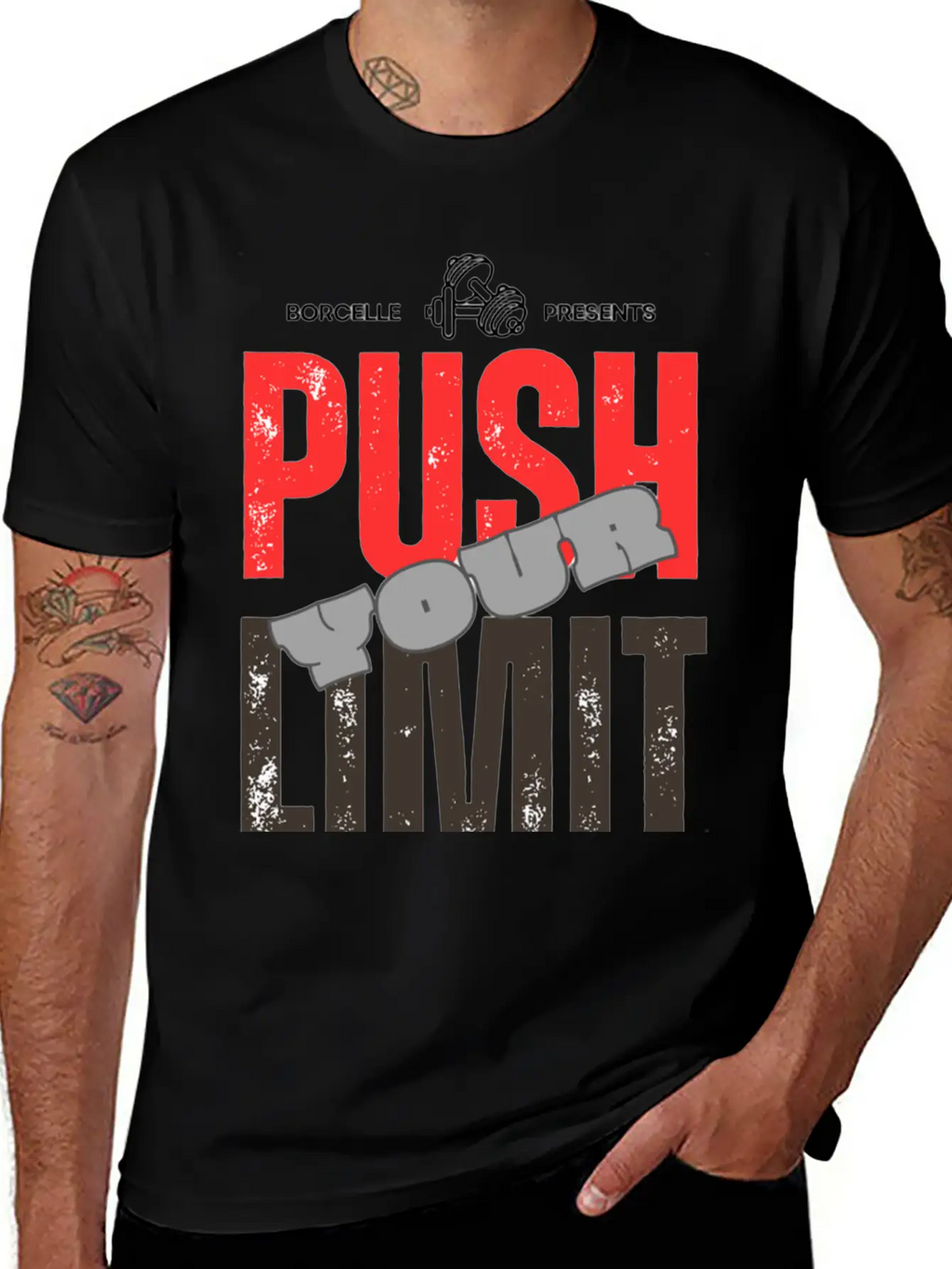 Push Your Limit Relaxed Everyday Tee – Lightweight And Durable Cotton