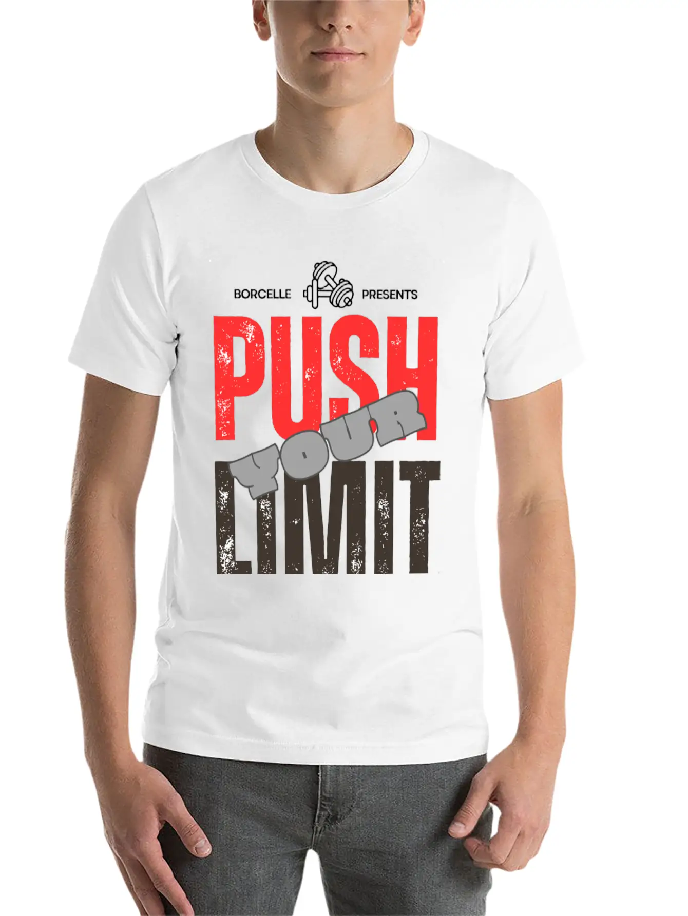 Push Your Limit Relaxed Everyday Tee – Lightweight And Durable Cotton