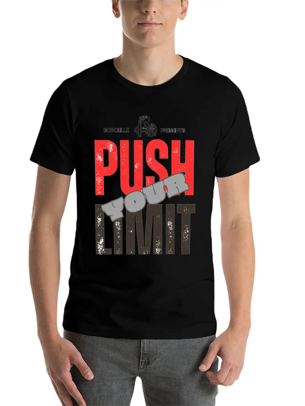 Push Your Limit Relaxed Everyday Tee – Lightweight And Durable Cotton