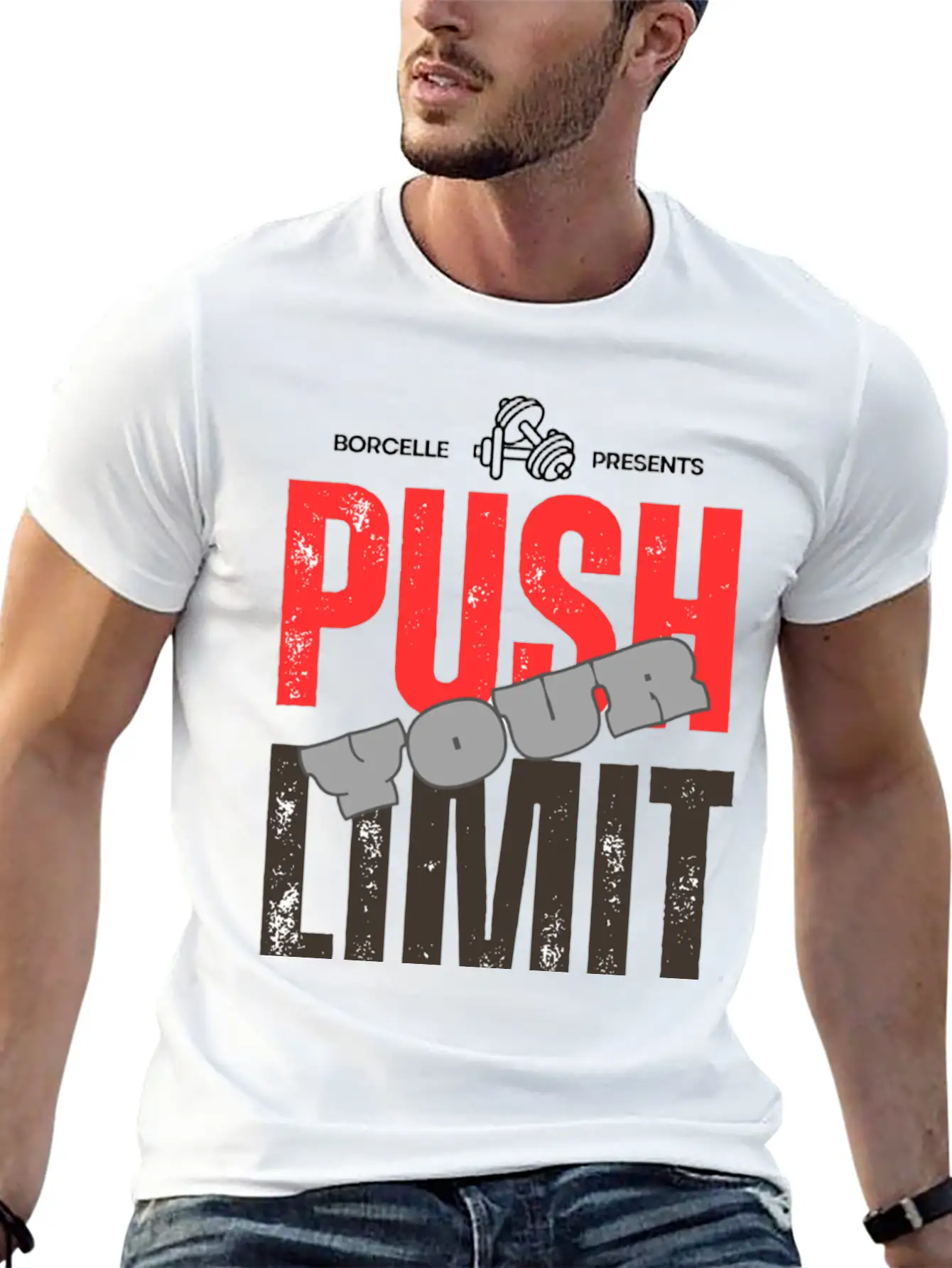 Push Your Limit Relaxed Everyday Tee – Lightweight And Durable Cotton