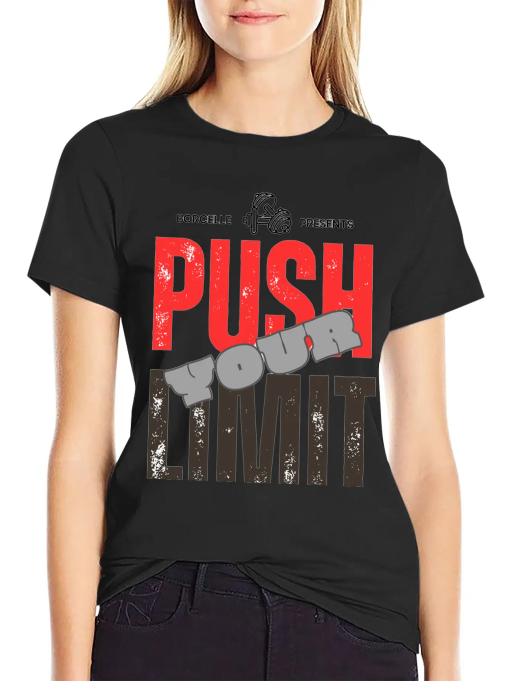 Push Your Limit Relaxed Everyday Tee – Lightweight And Durable Cotton
